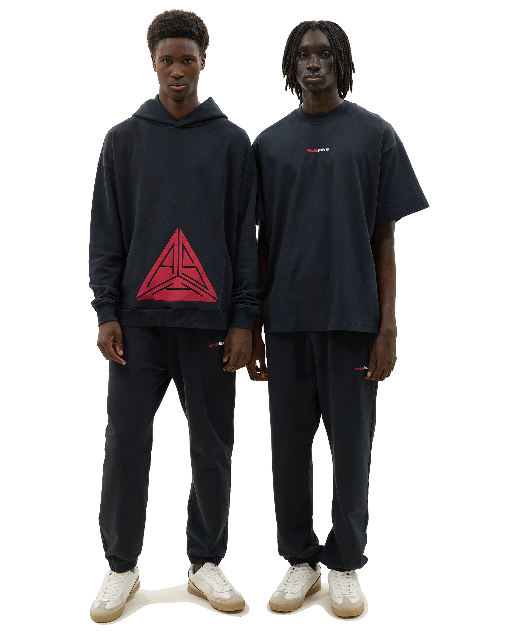 Triangle Logo Hoodie Black