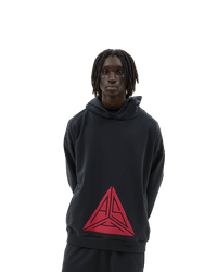 Triangle Logo Hoodie Black