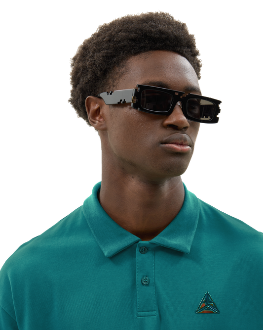 Triangle Logo Polo Shirt Green
