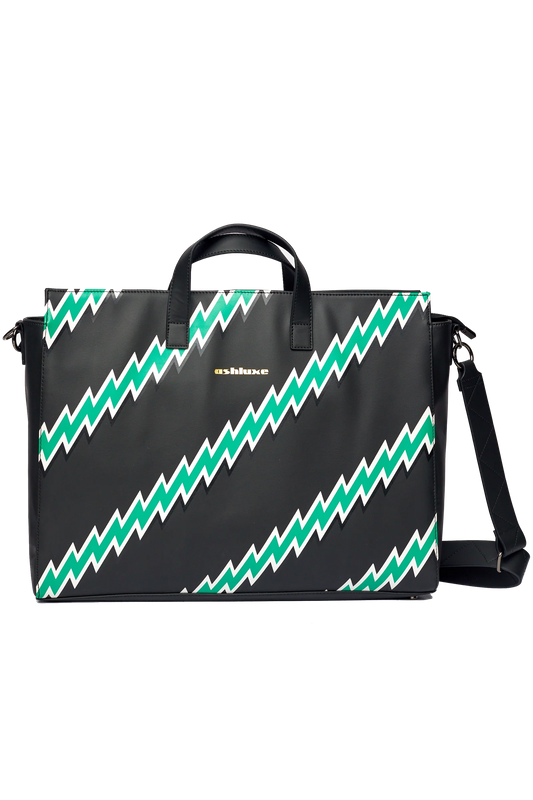 Ashluxe Zig Zag - M -Handbag Green