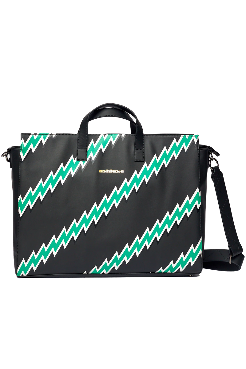 Ashluxe Zig Zag - M -Handbag Green