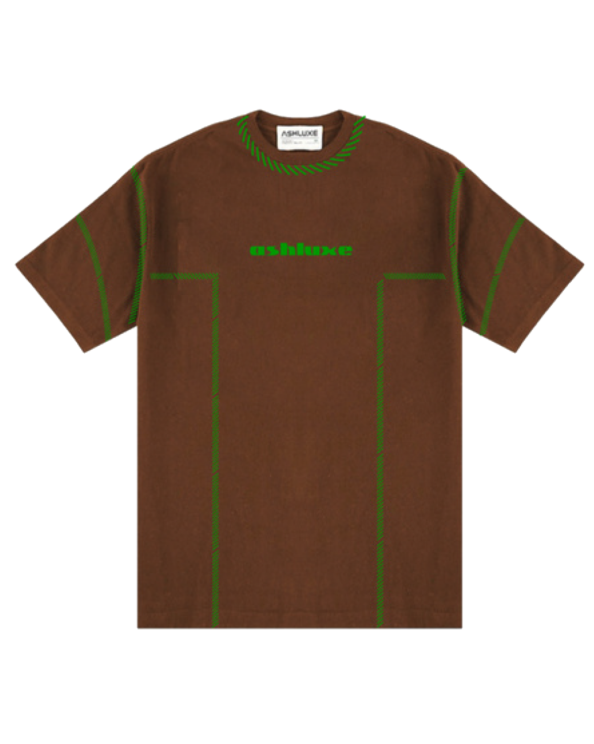 Ashluxe Double Threaded T-shirt - Brown