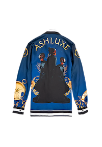 Ashluxe Night Sky Silk Shirt