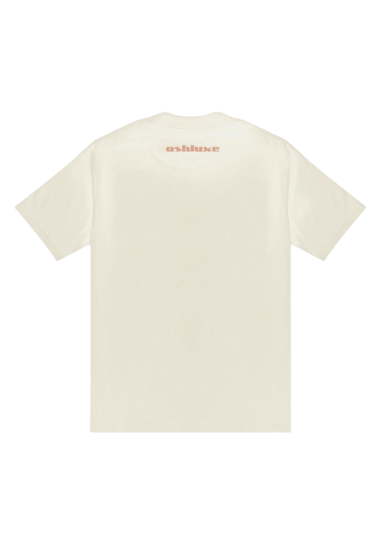 Ashluxe Oval portrait T-shirt Offwhite