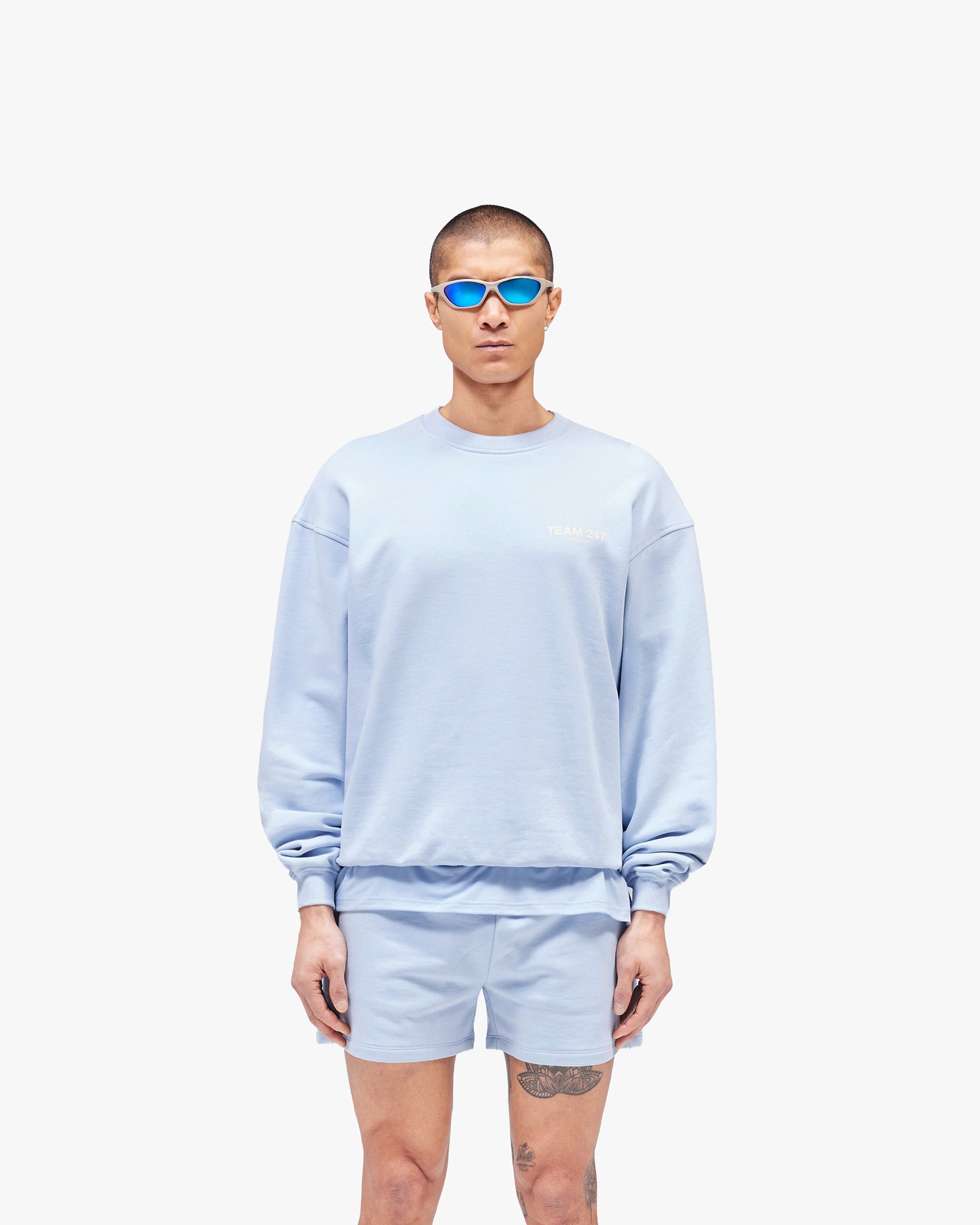 Team 247 Oversized Crew - Glacier