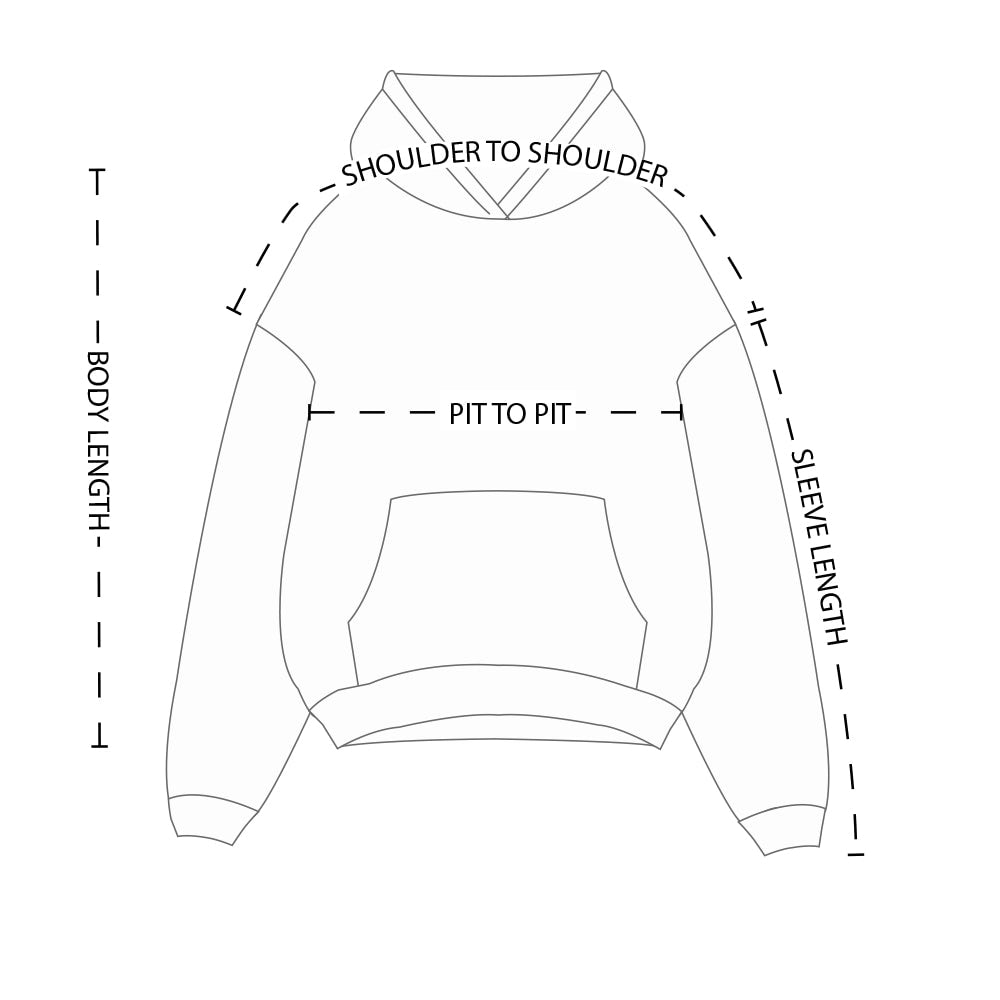 Size Chart 2020 Hoodie REPRESENT CLO