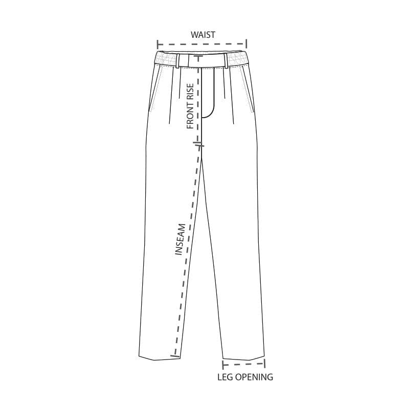 Size Chart - MLM5491 - Resort Pant | REPRESENT