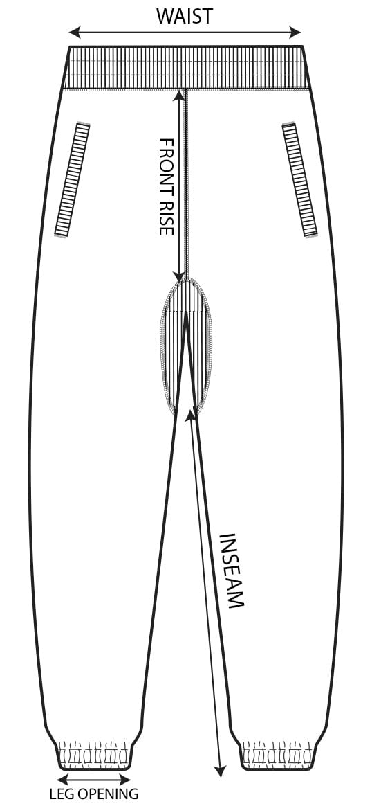 Puma sweatpants size chart clearance