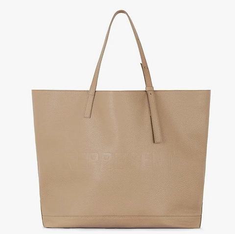 Brown Leather Tote Bag