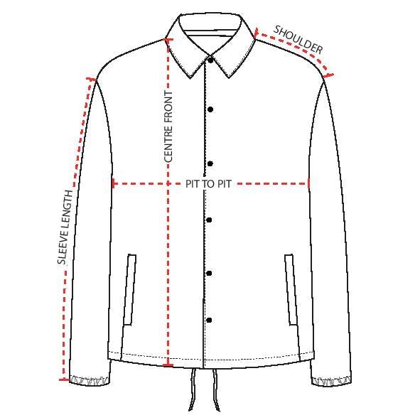 Size Chart 2022 OWNER S CLUB COACH JACKET REPRESENT CLO