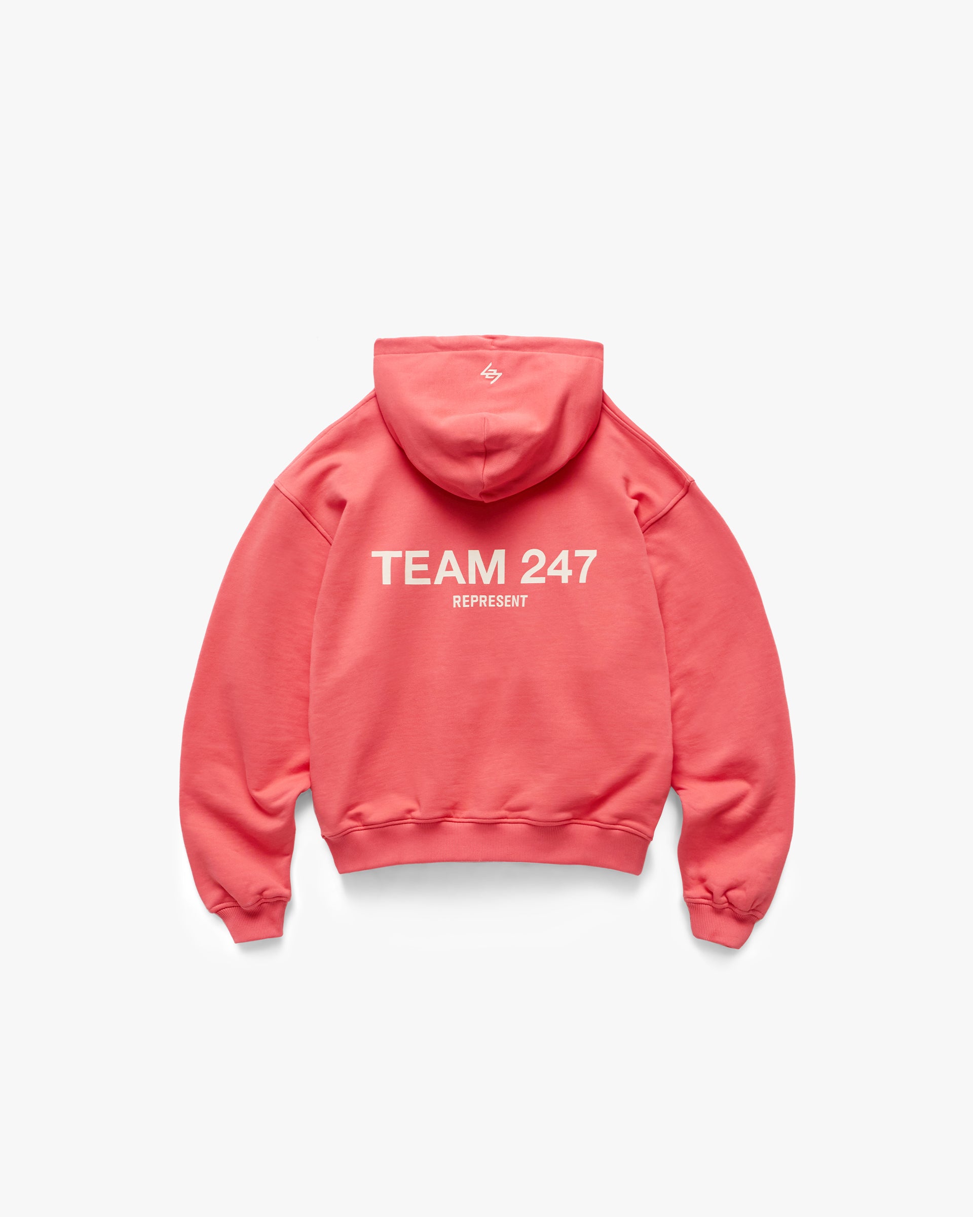 Team 247 Oversized Hoodie  - Racing Red