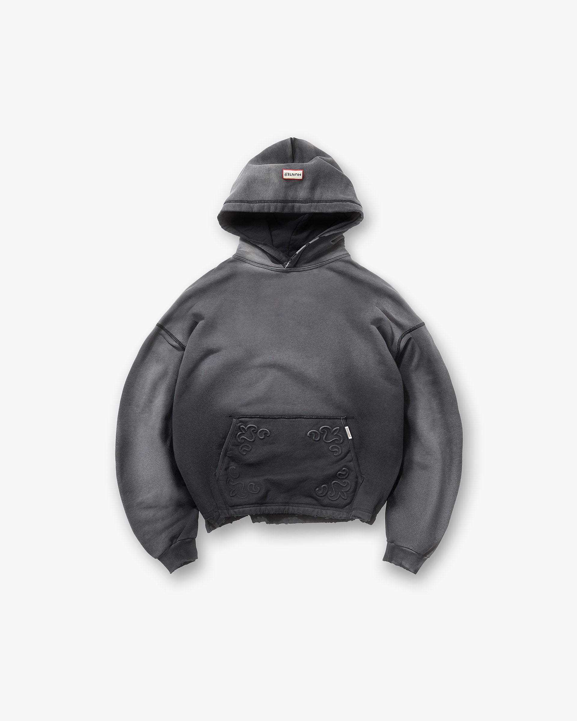 Represent X Hunter Hoodie - Stained Black