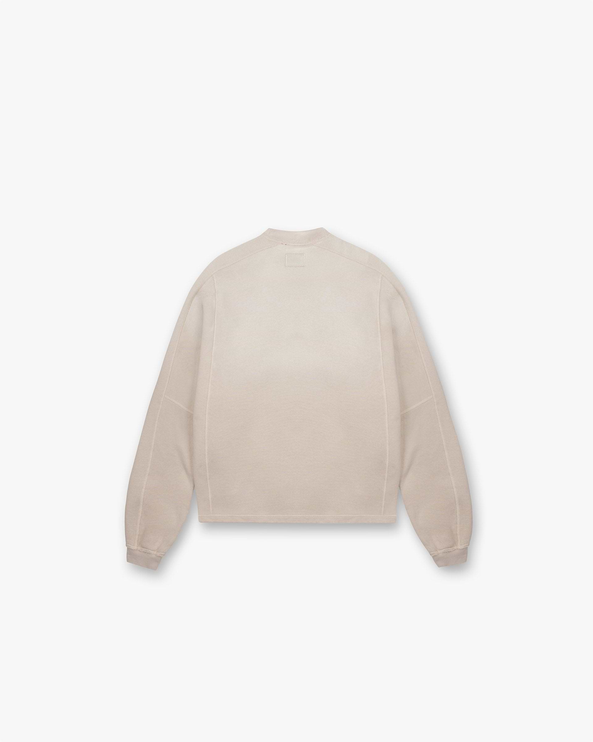 Stepped Hem Sweatshirt - Hafer