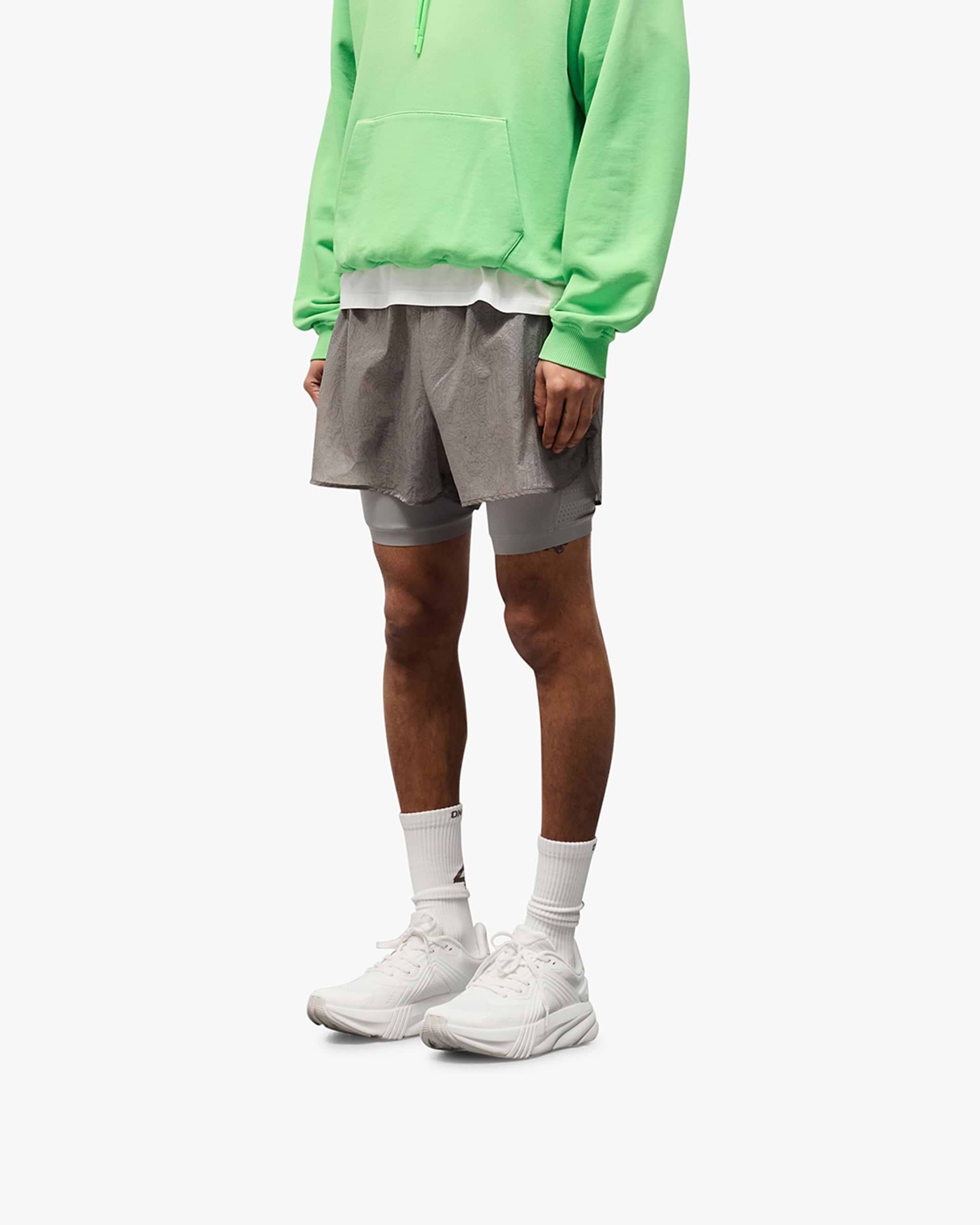 247 Contour 2-In-1 Run Shorts - Titan