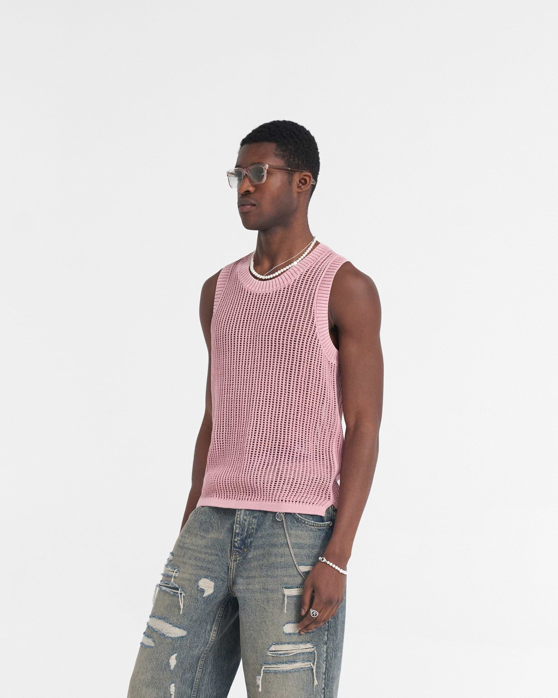 Washed Knit Vest - Sonnenaufgang