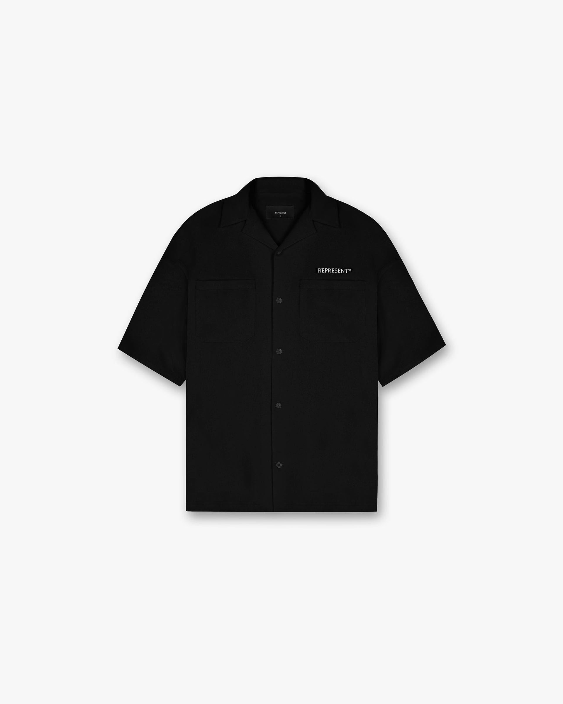 Bowling Shirt - Schwarz