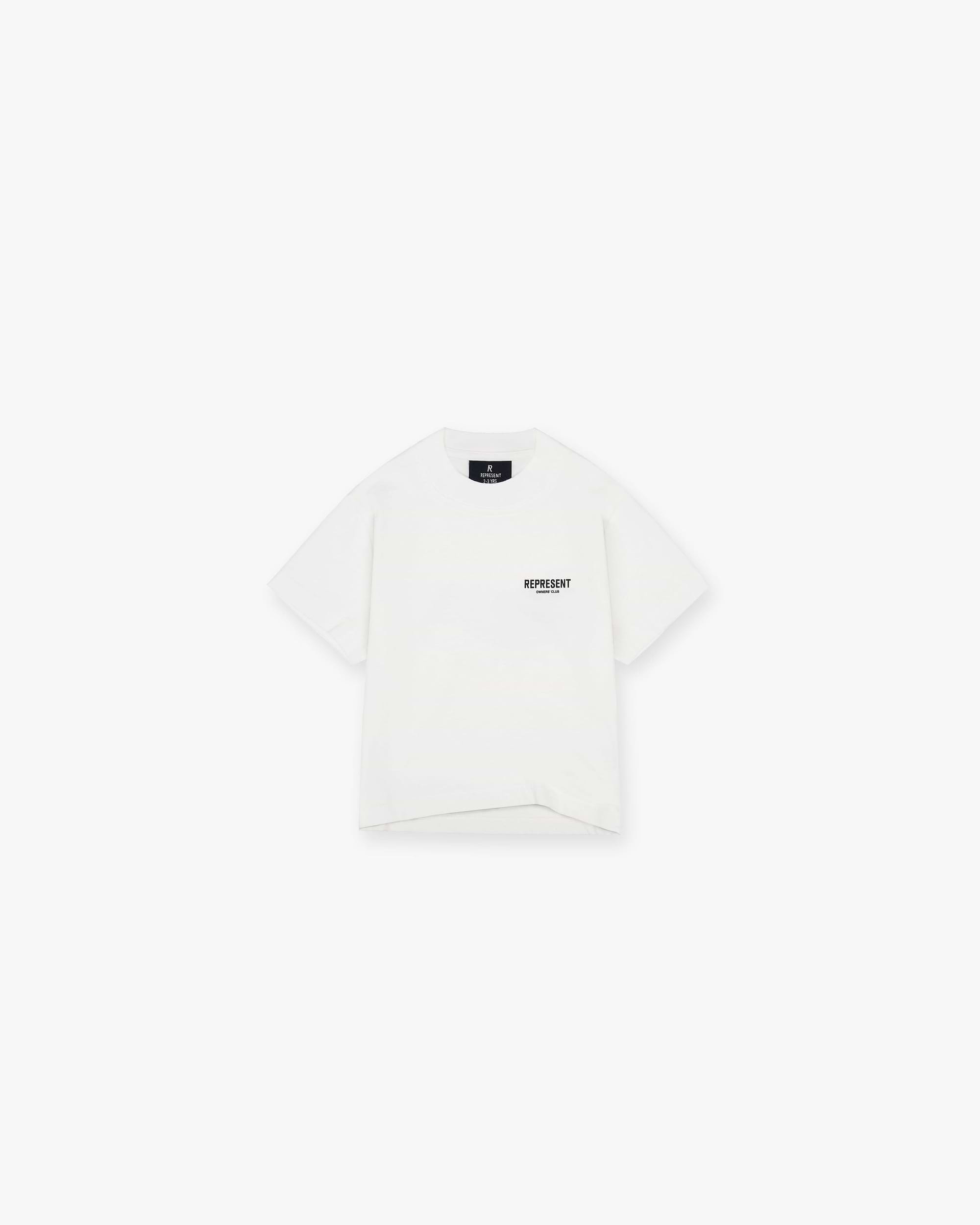 T-Shirt Represent Mini Owners Club - Blanc plat