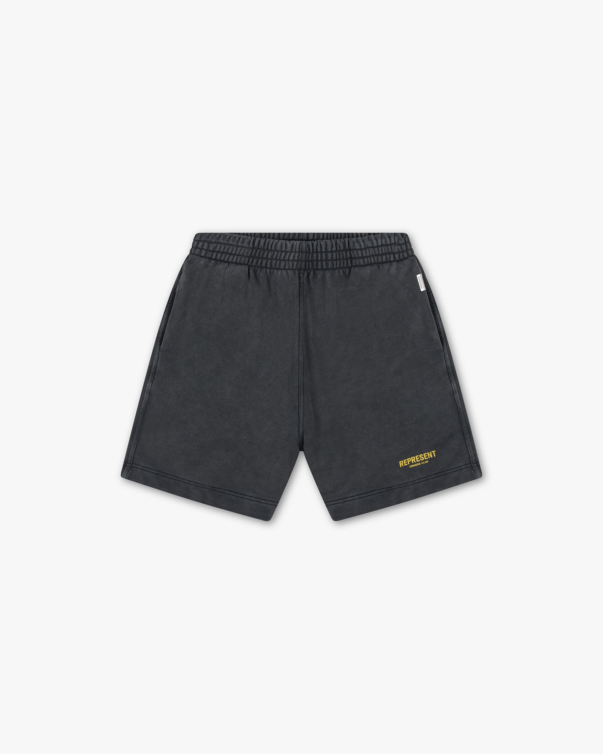 Represent Owners Club Shorts - Vintage Grey Yellow