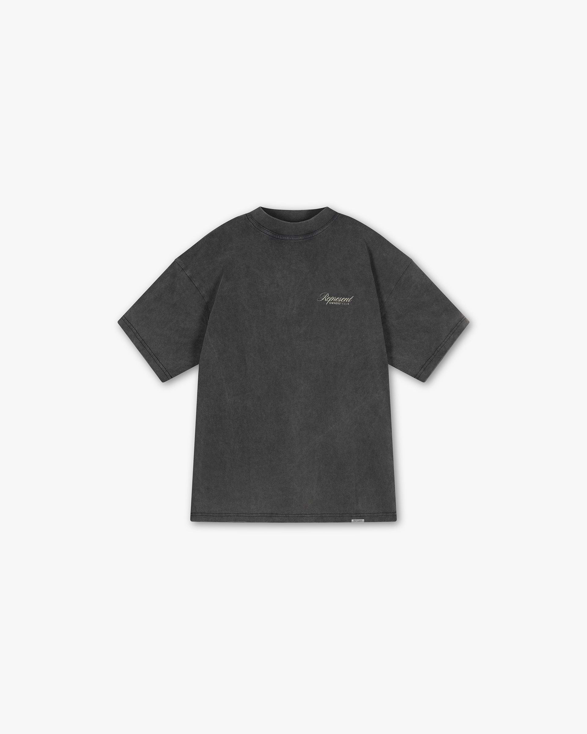 Represent Owners Club Script T-Shirt - Vintage Grey