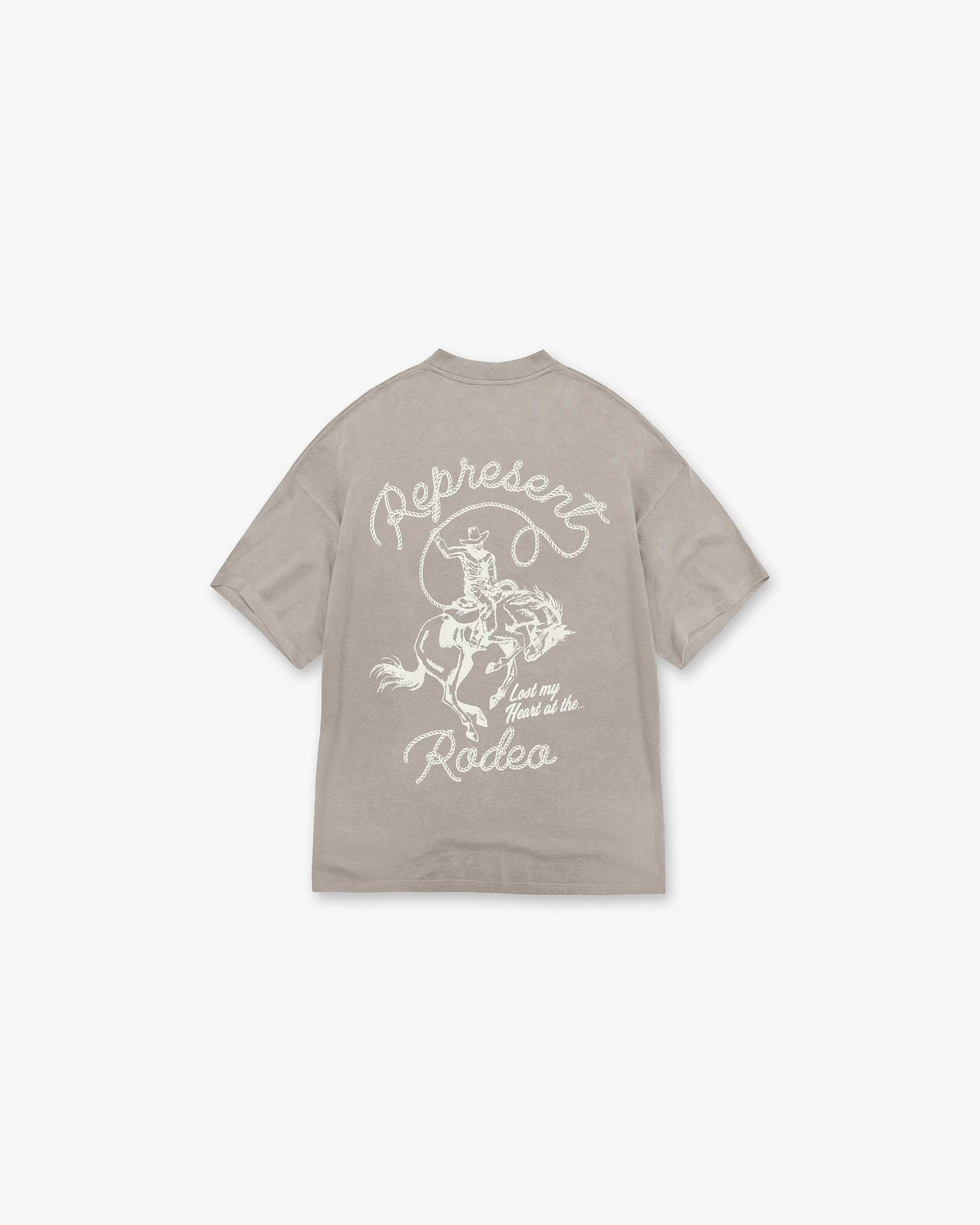 T-Shirt Rodéo en point de chaîne - Mudstone