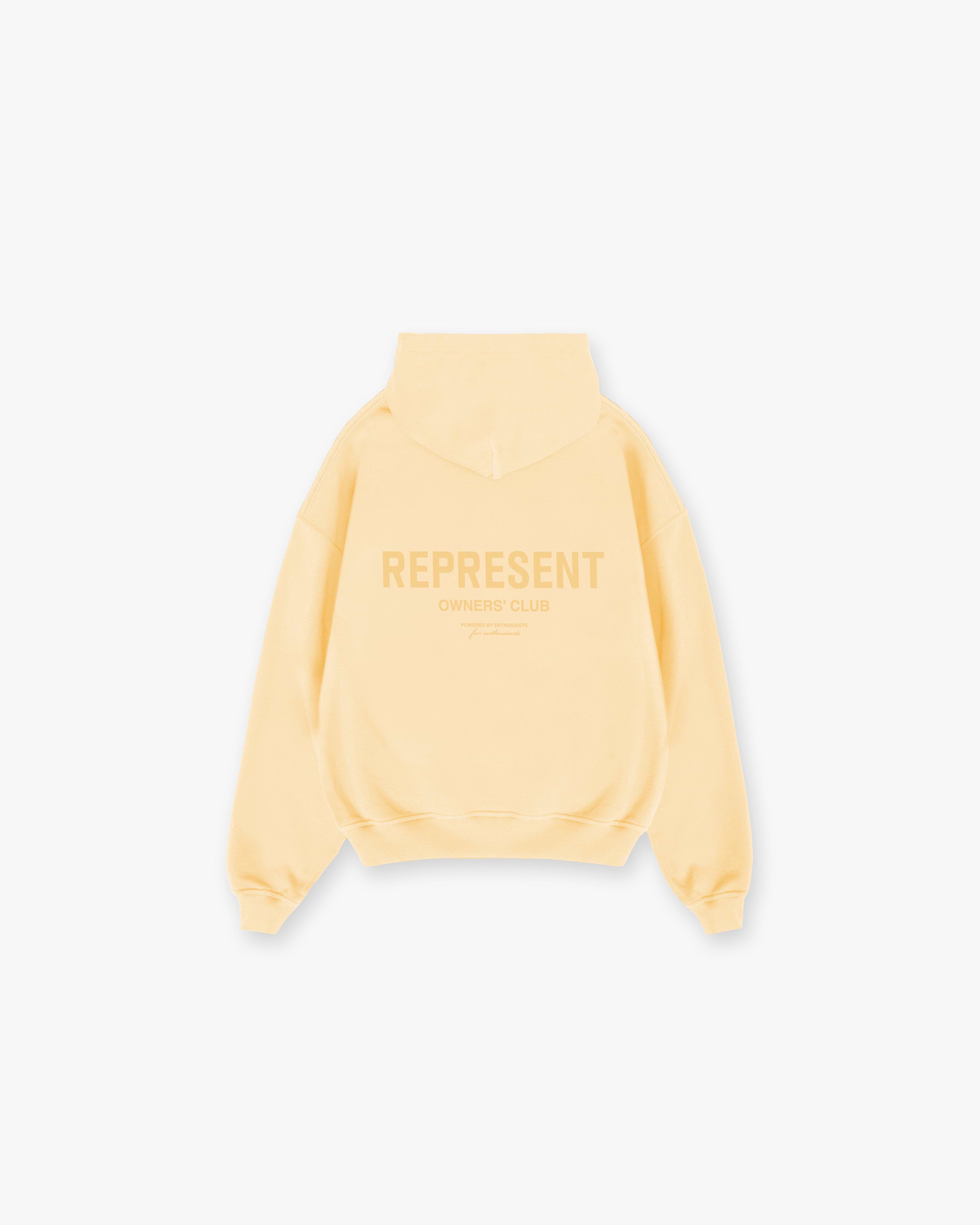Represent Owners Club Hoodie - Pastellgelb