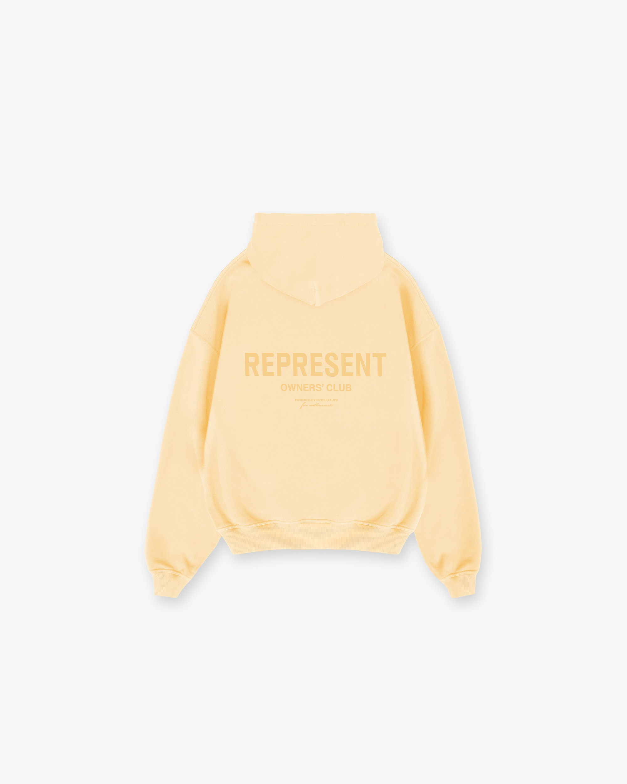 Represent Owners Club Hoodie - Pastel Yellow