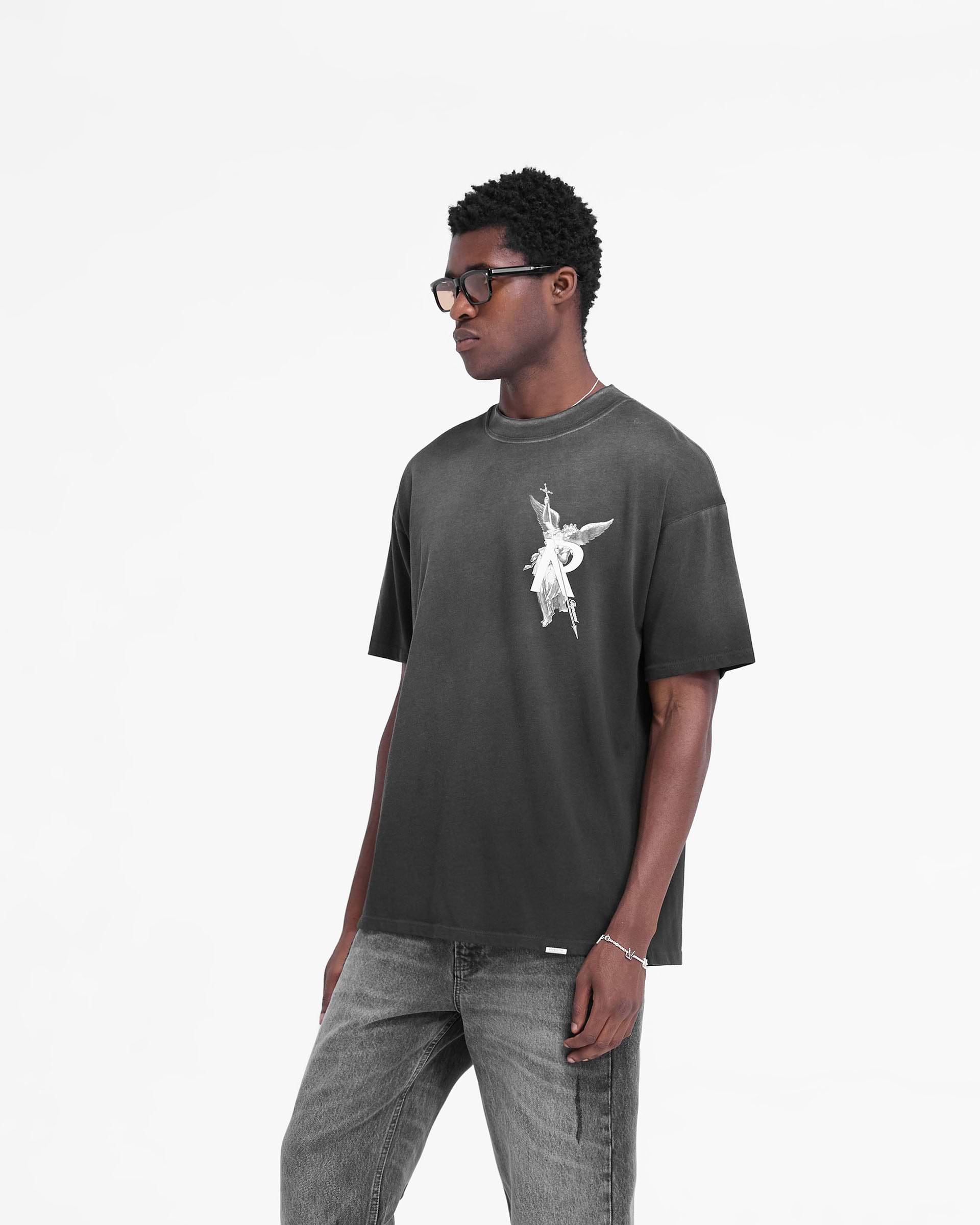 Archangel Camiseta - Negro Manchado