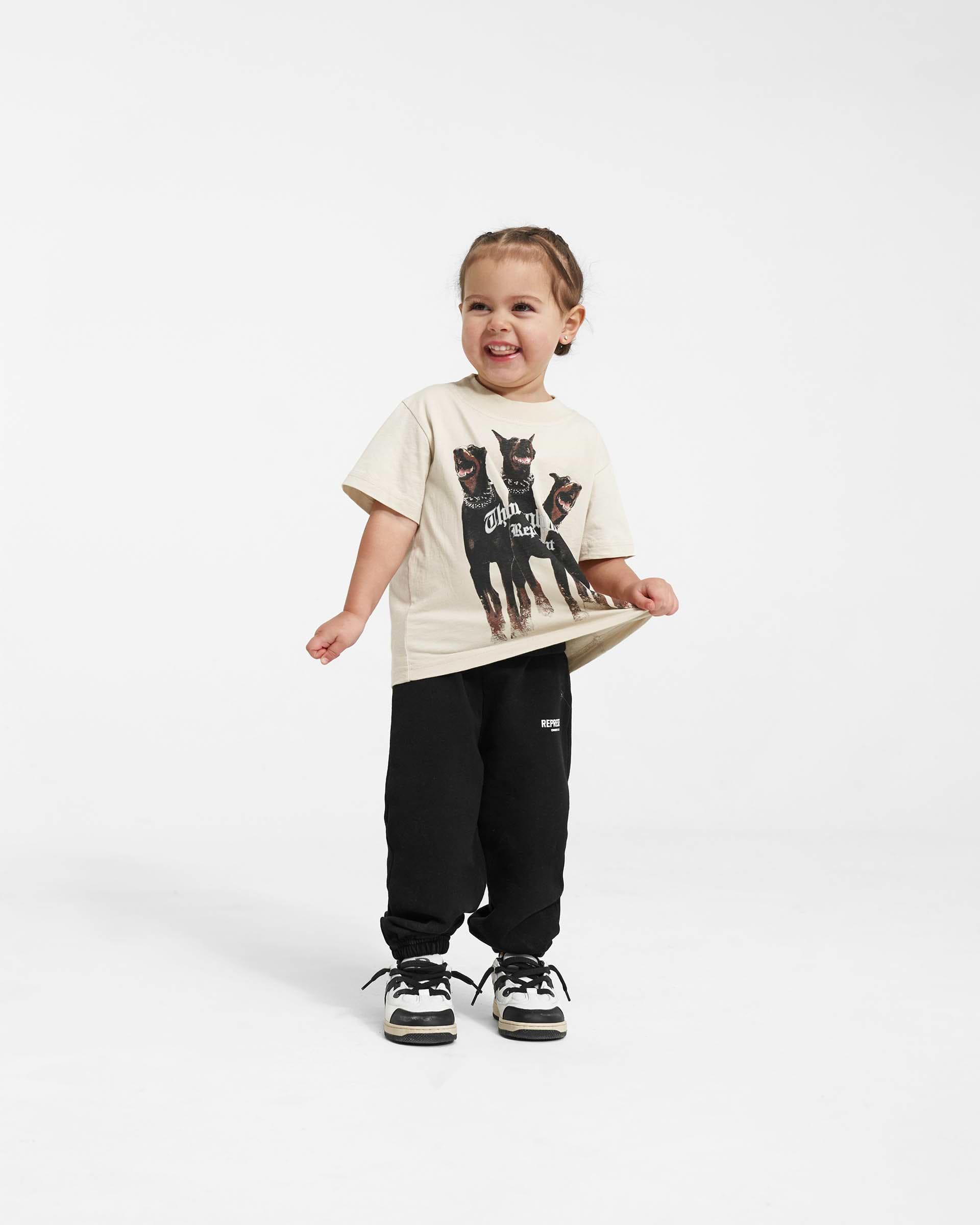 Mini Thoroughbred Camiseta - Blanco Vintage