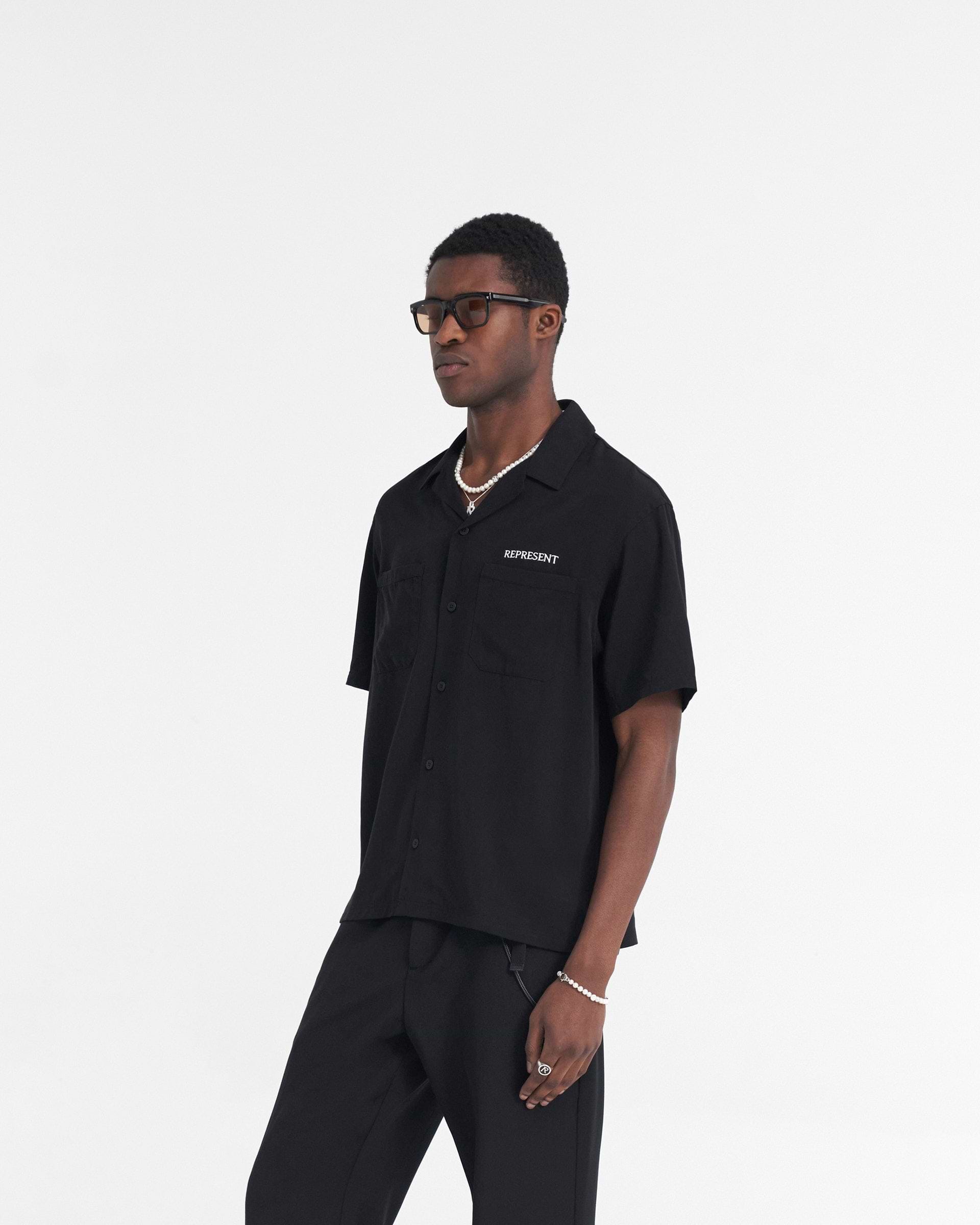 Bowling Shirt - Schwarz