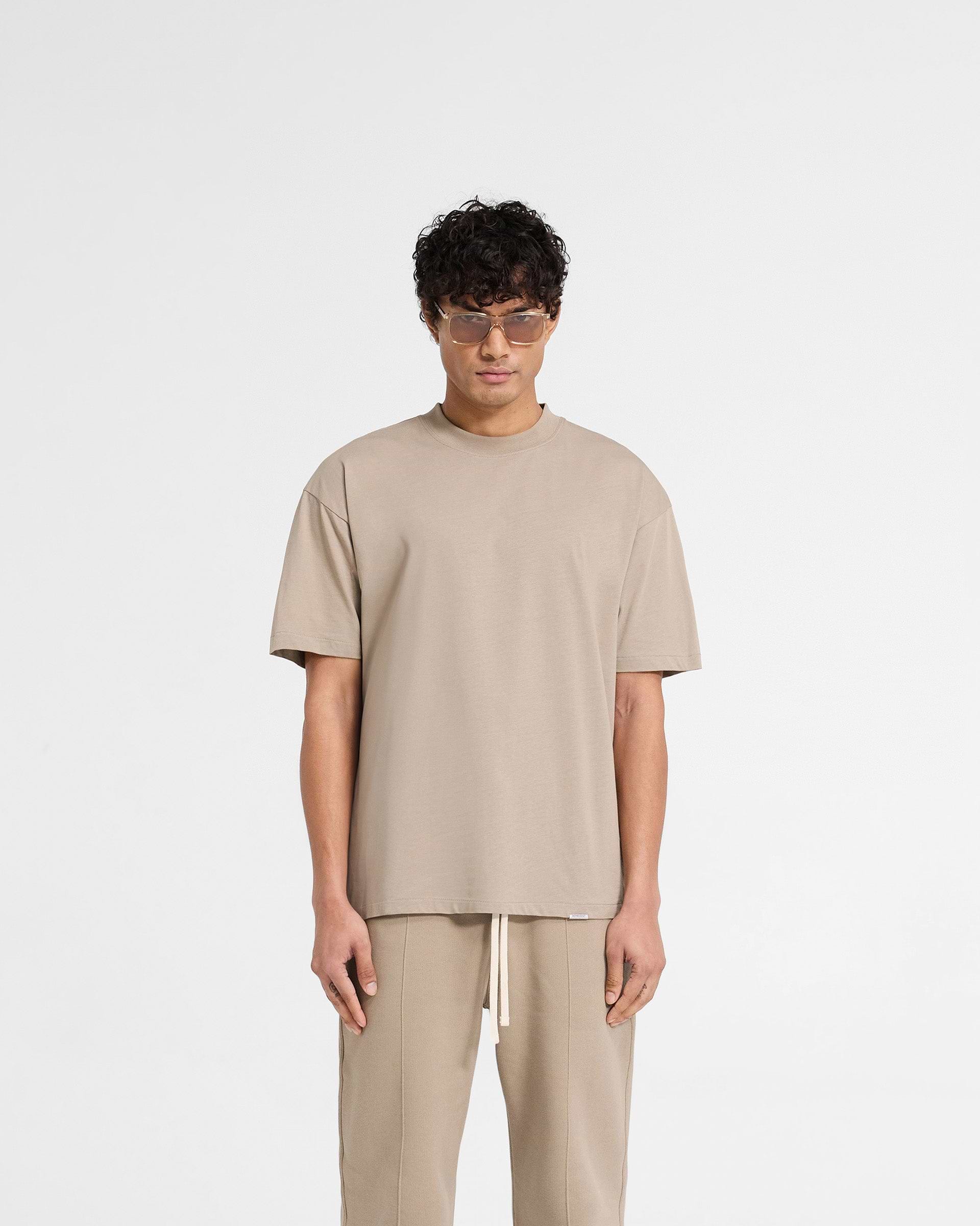 Initial Oversized T-Shirt - Düne