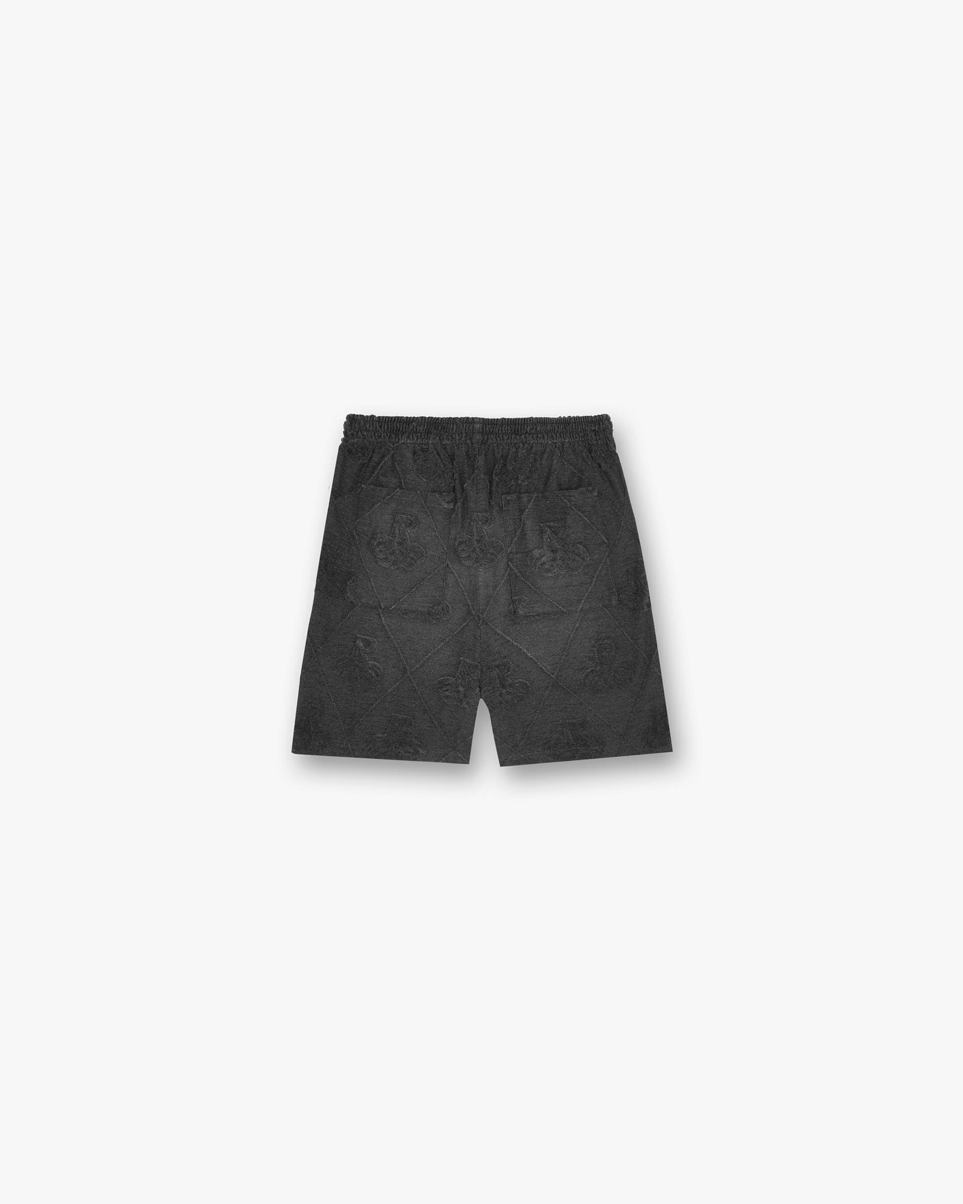 Towelling Short - Tiefschwarz