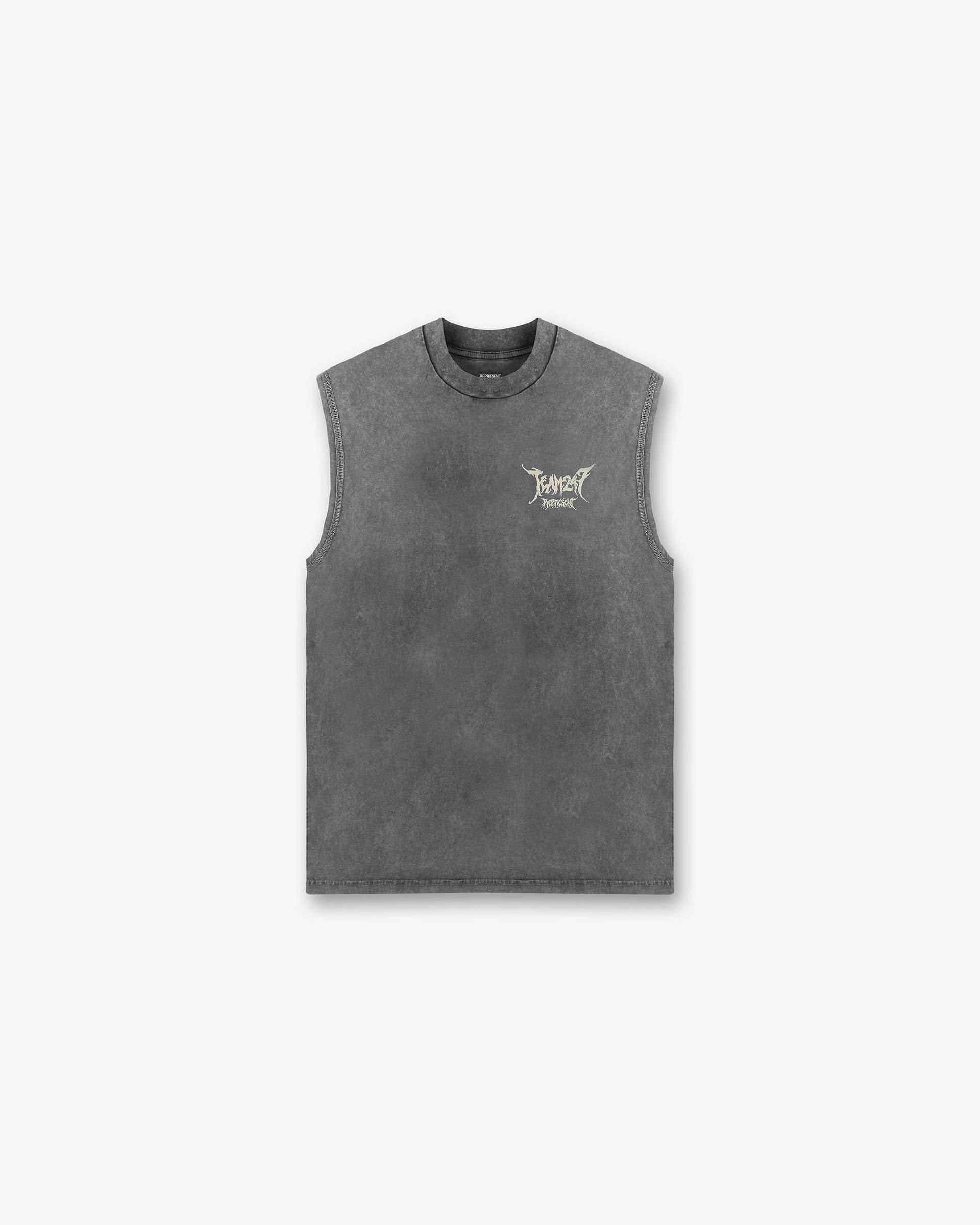 Team 247 X END Débardeur Oversized - Gris délavé
