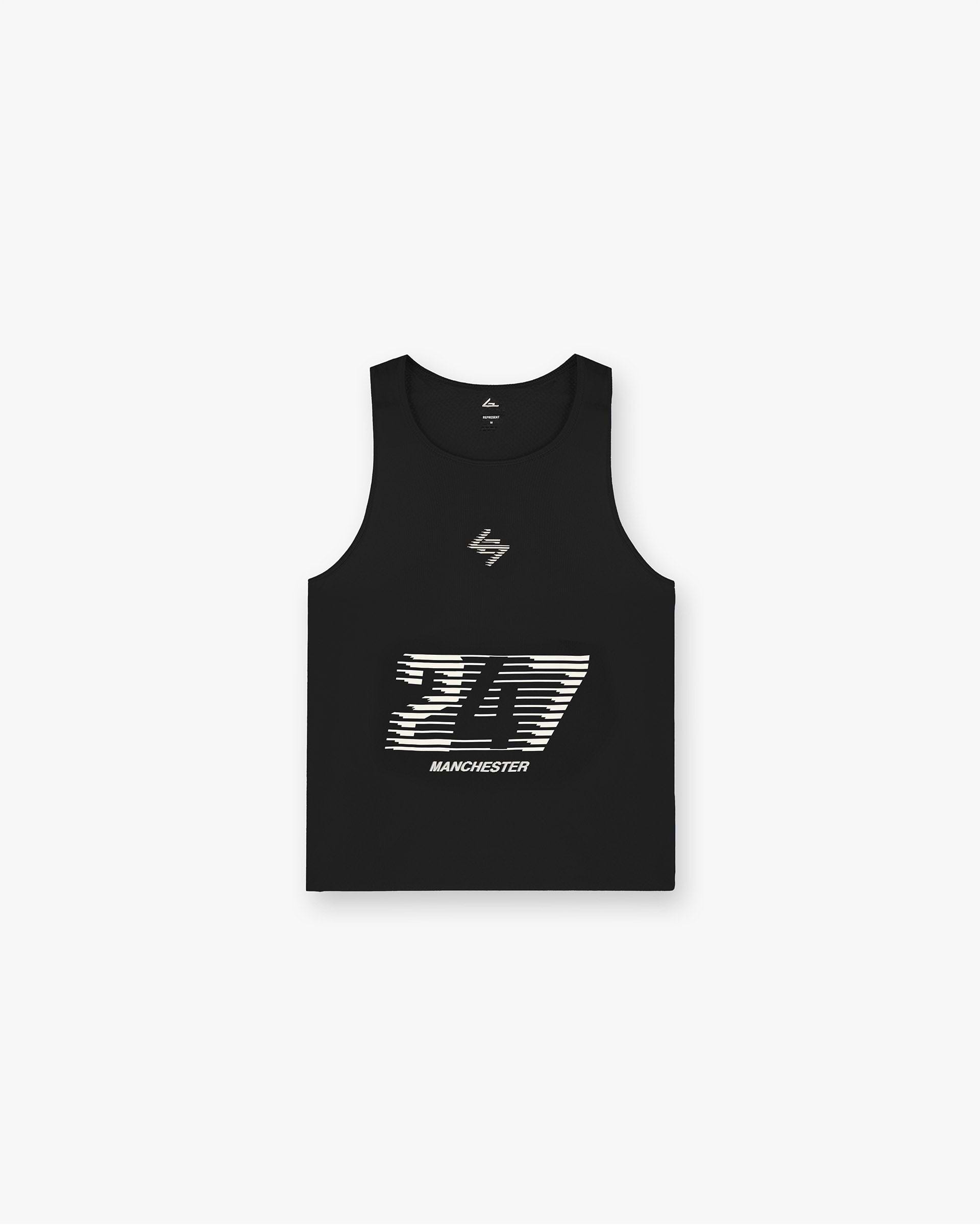 247 Manchester Singlet - Schwarz