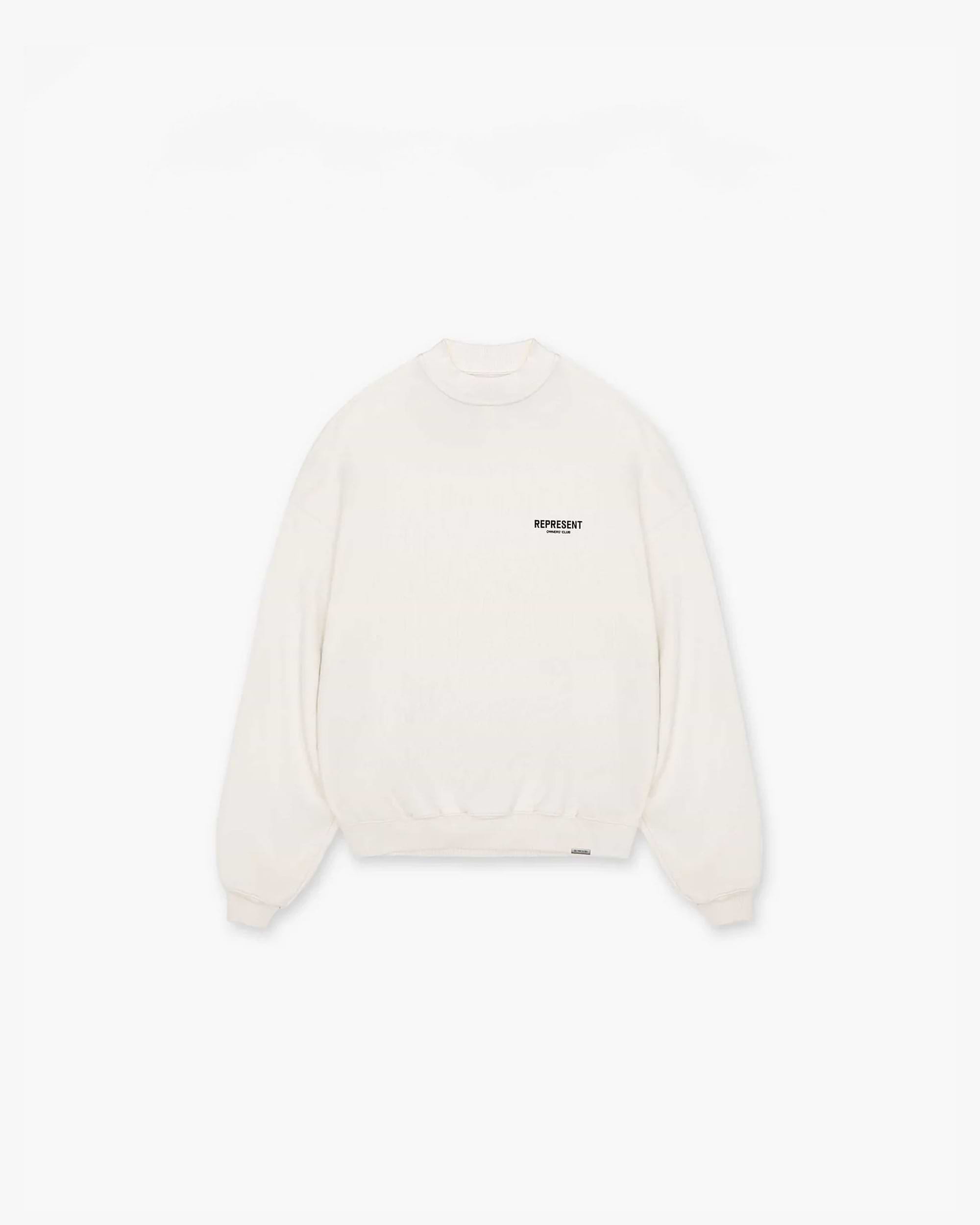Represent Owners Club Sweater - Flat White