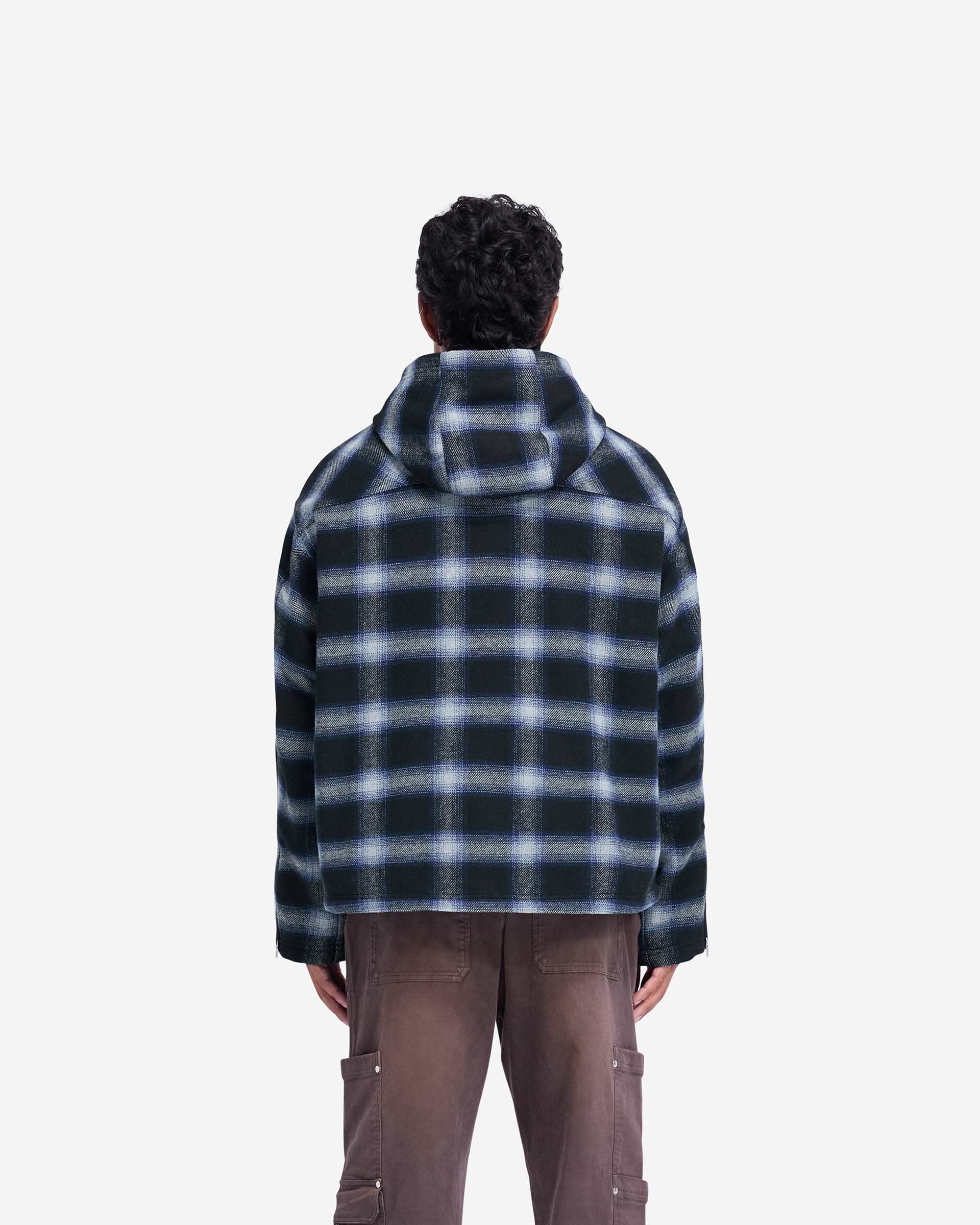 Hooded Overshirt - Azul Marino Medianoche