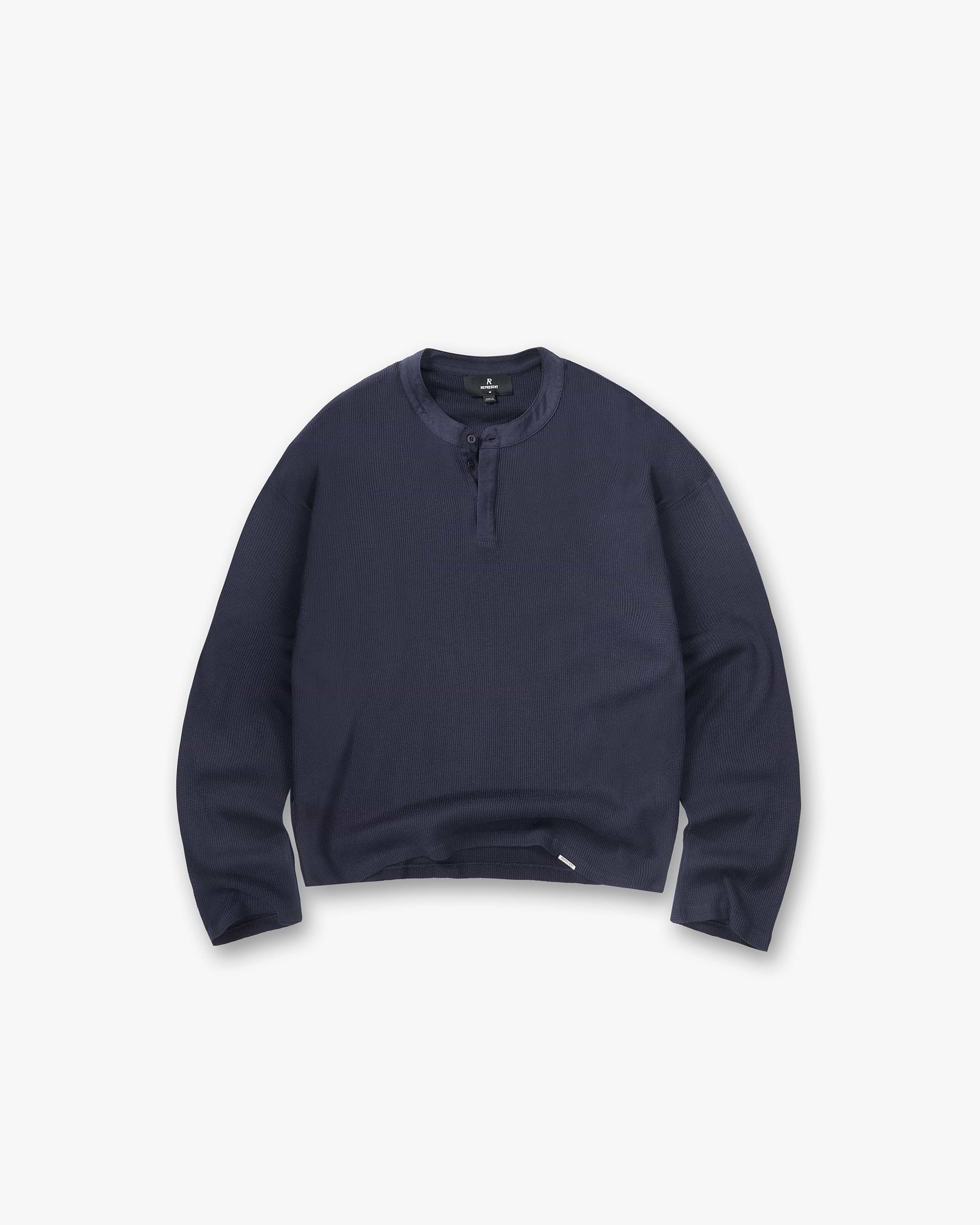 Initial_Henley_Waffle_Long_Sleeve_T-Shirt_-_Midnight_Navy_01.jpg