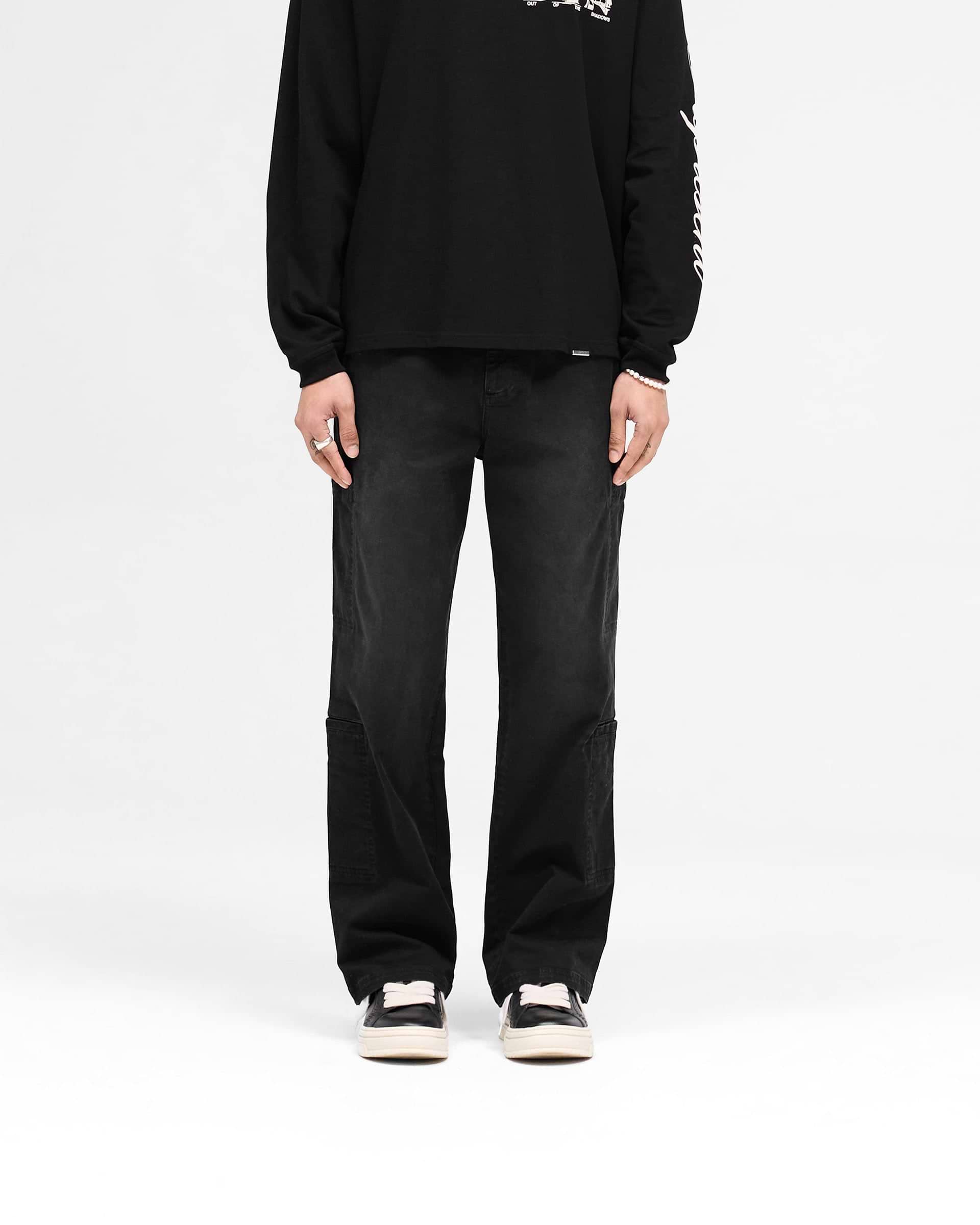 Season Pantalon Cargo - Noir Intense