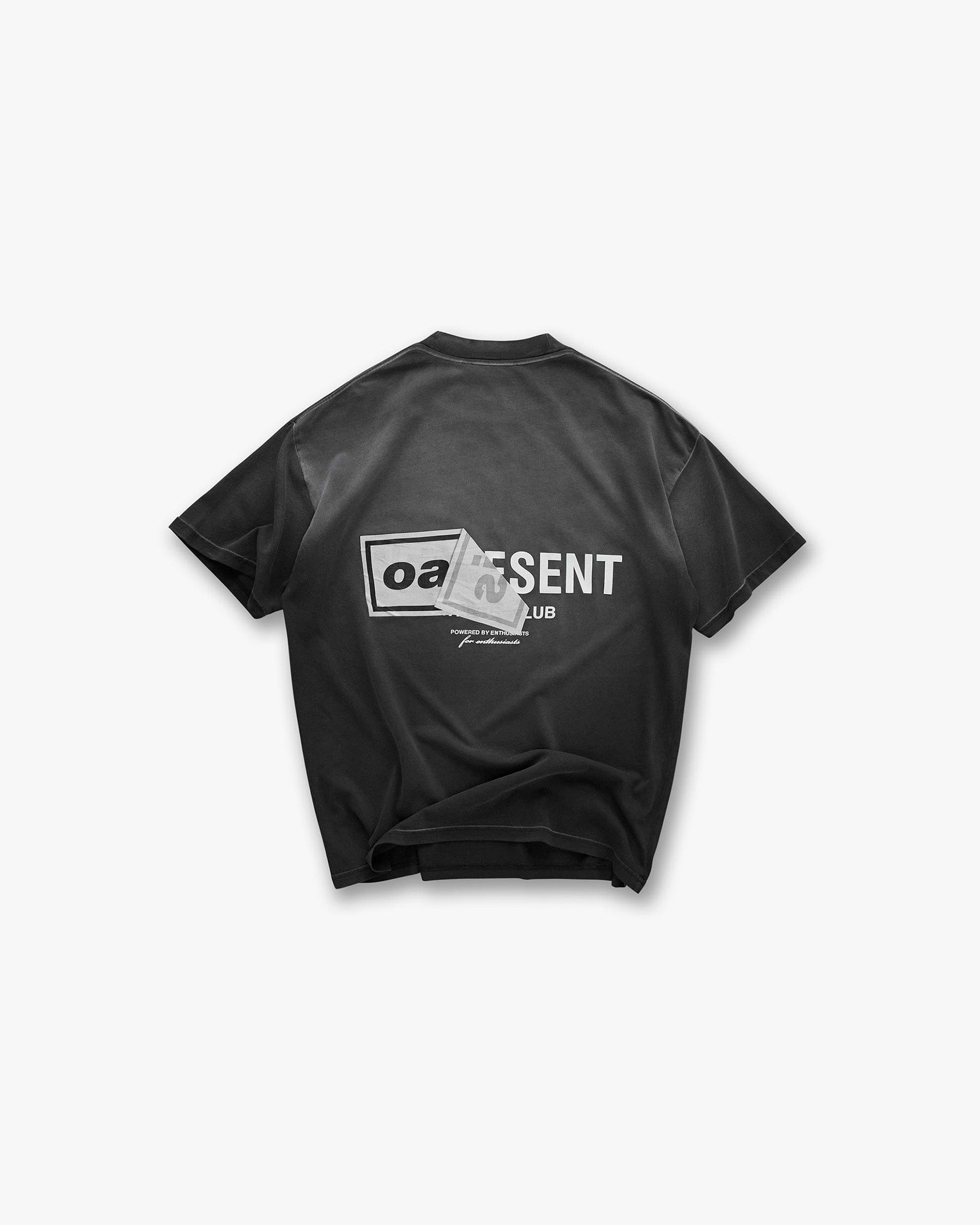 Represent X Oasis Owners Club T-Shirt - Getöntes Schwarz