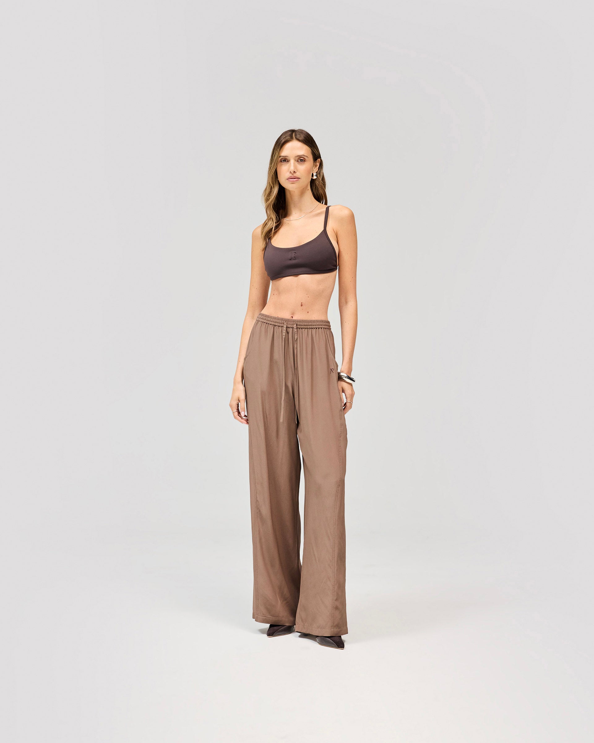Mirage Silk Jogger - Kaffee Quarz