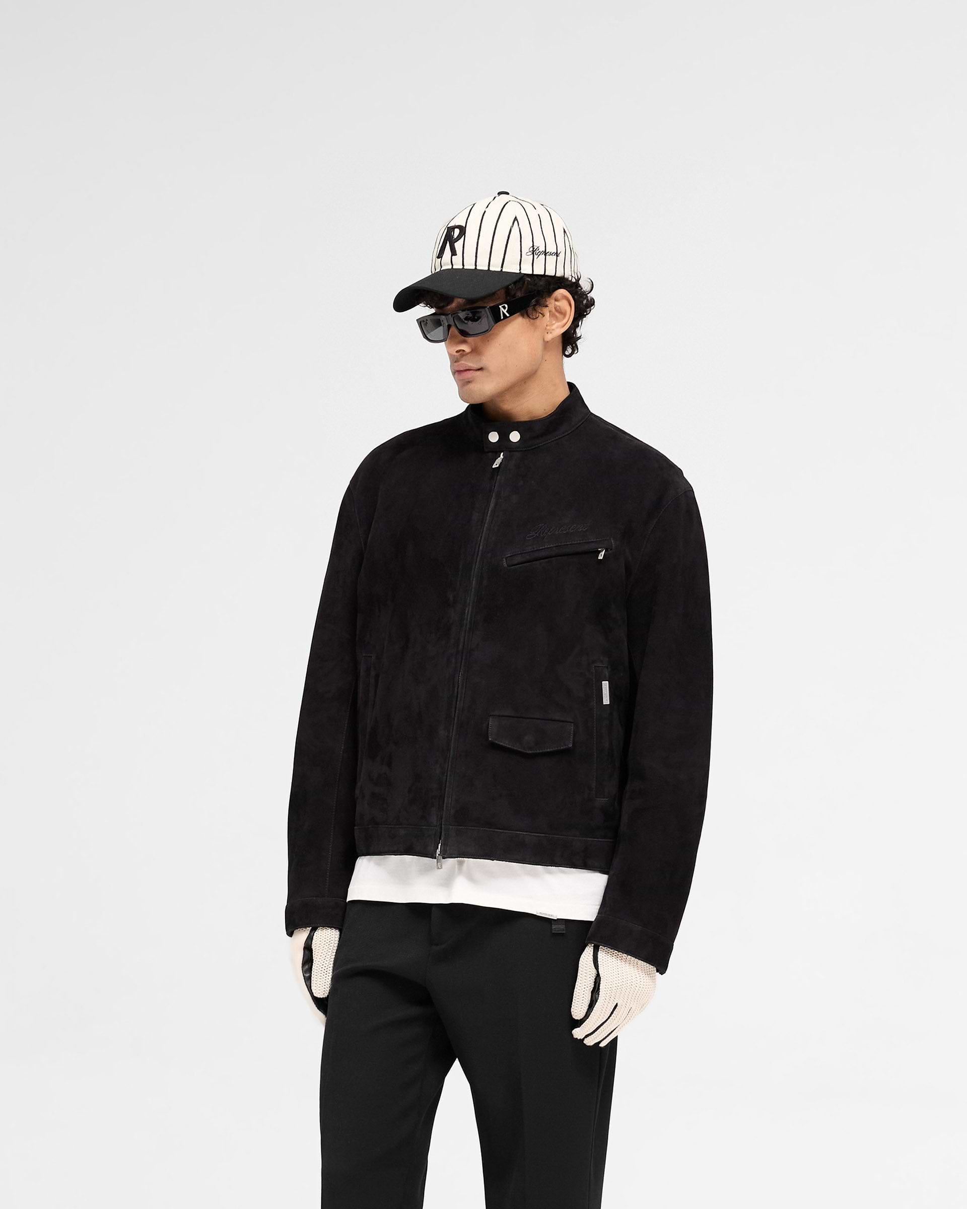 Overdrive Suede Jacket - Tiefschwarz