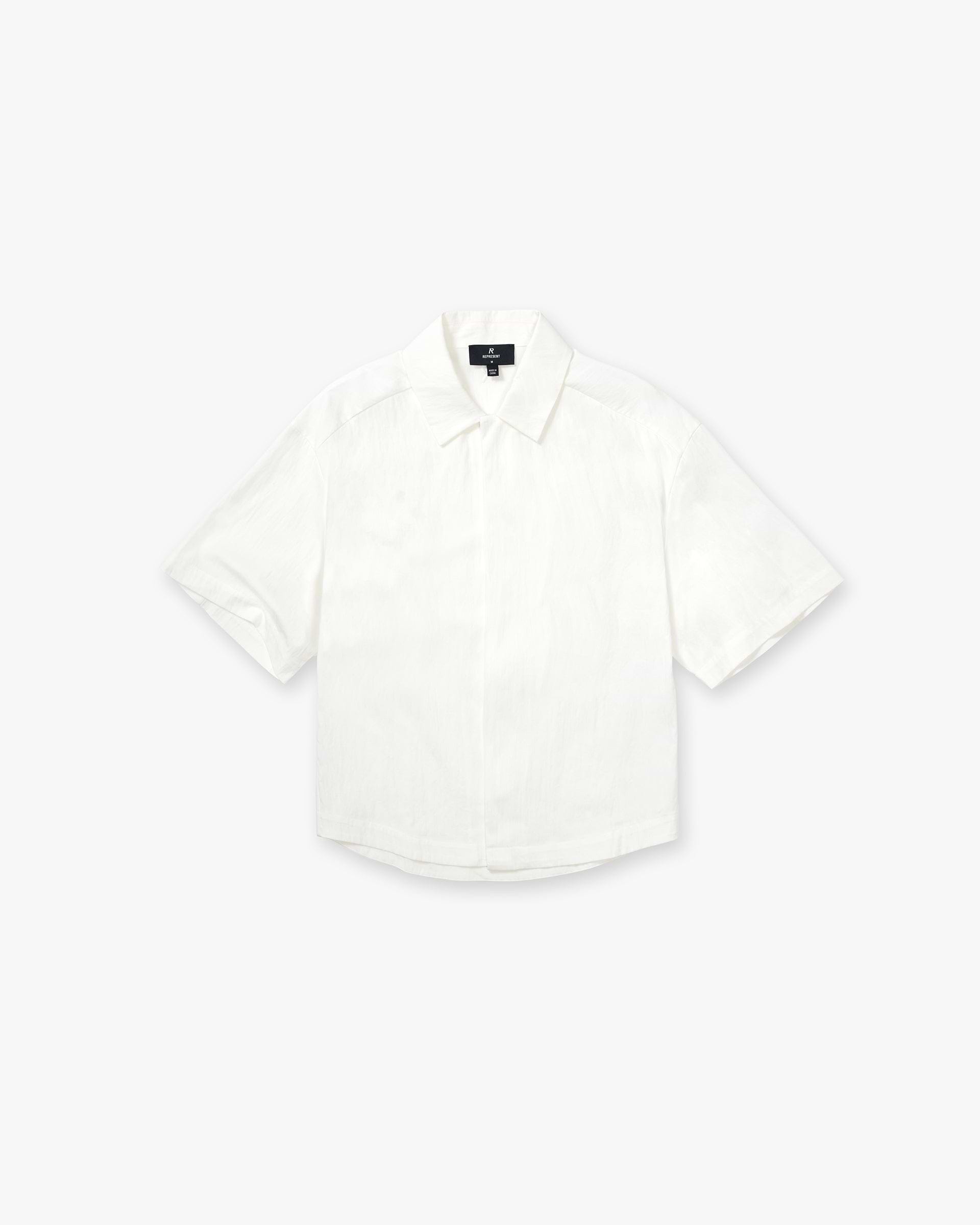 Initial Short Sleeve Shirt - Flat White