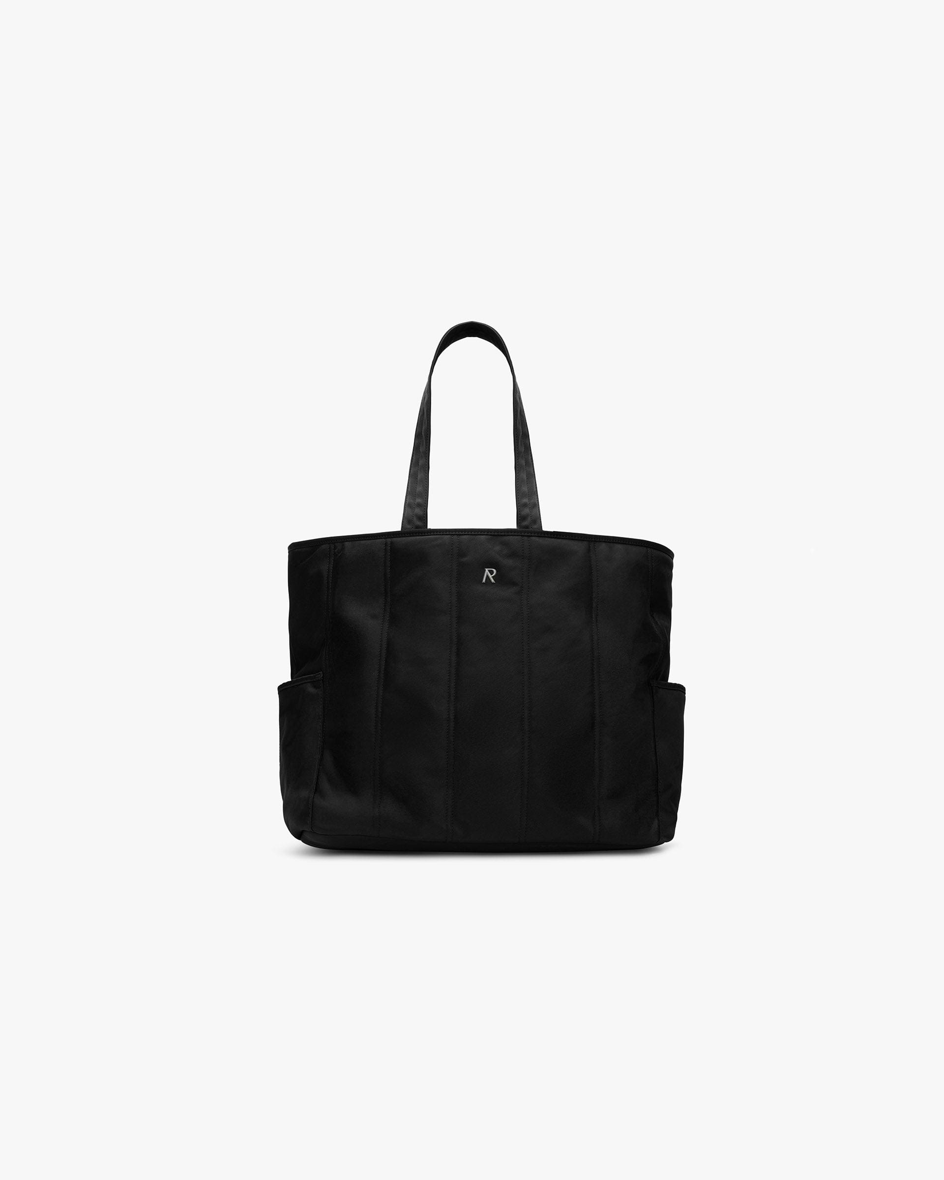 Quilted Tote Bag - Schwarz