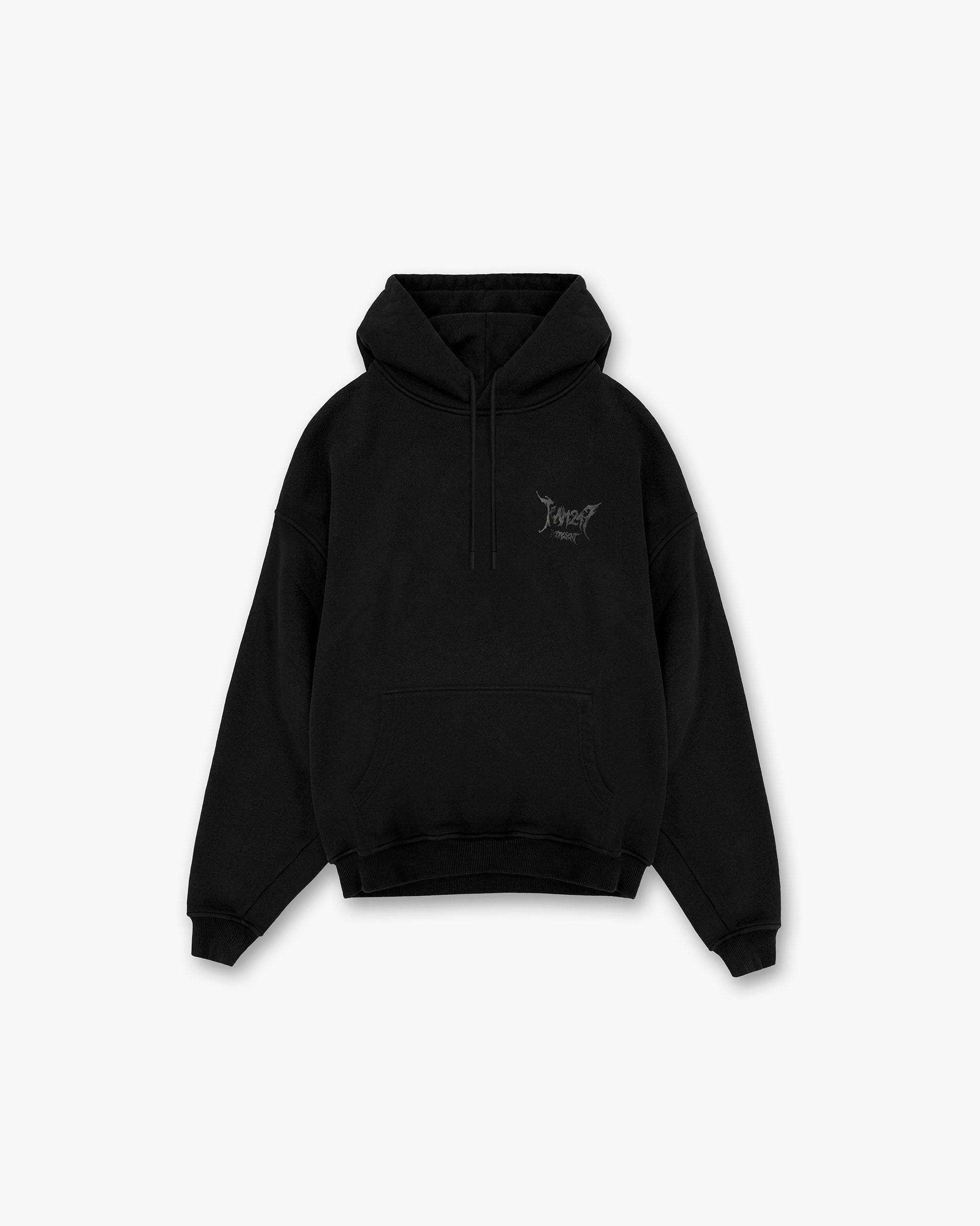 Team 247 X END Oversized Hoodie - Noir Jet