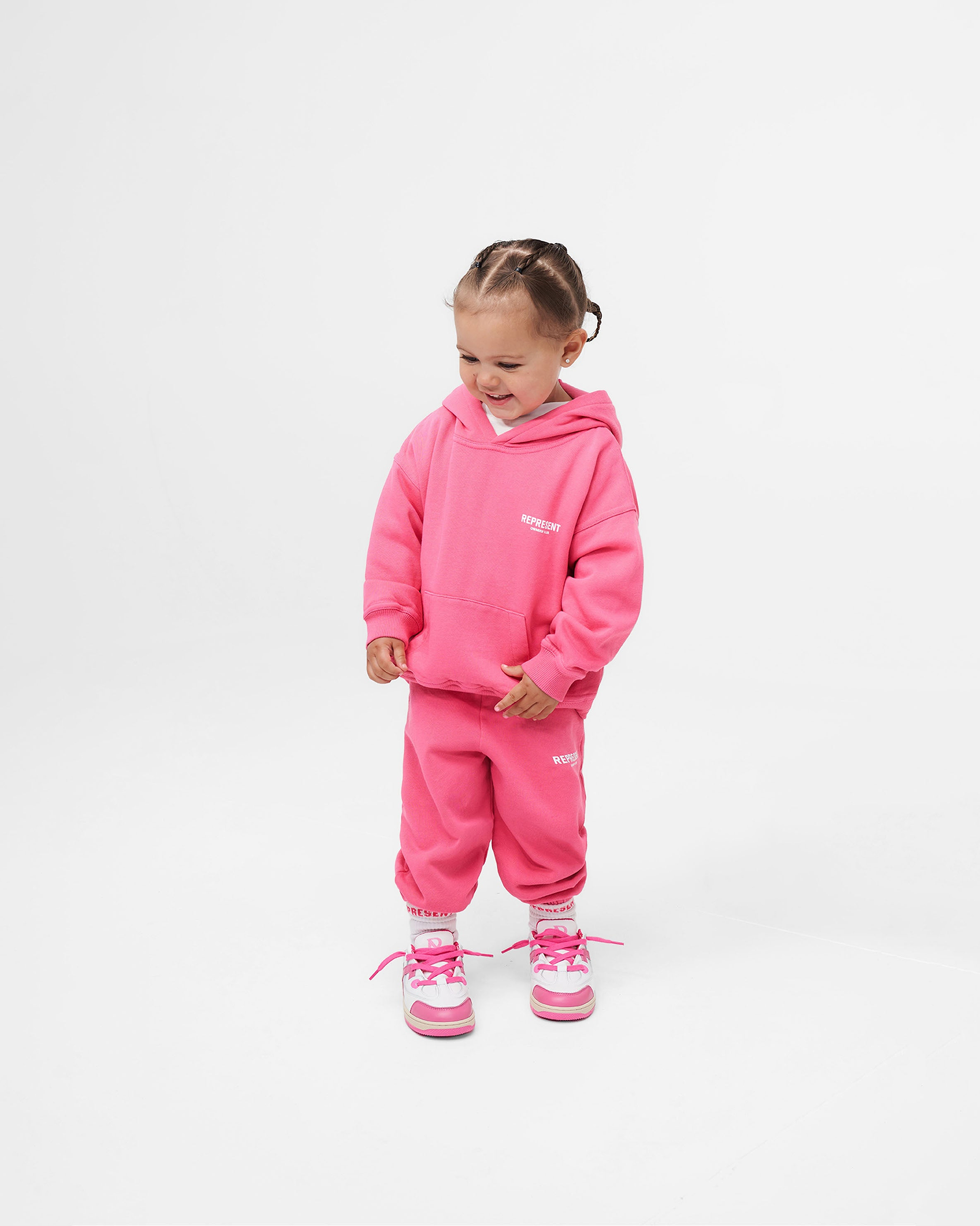 Represent Mini Owners Club Sweatpants | Bubblegum Pink Pants Owners Club | Represent Clo