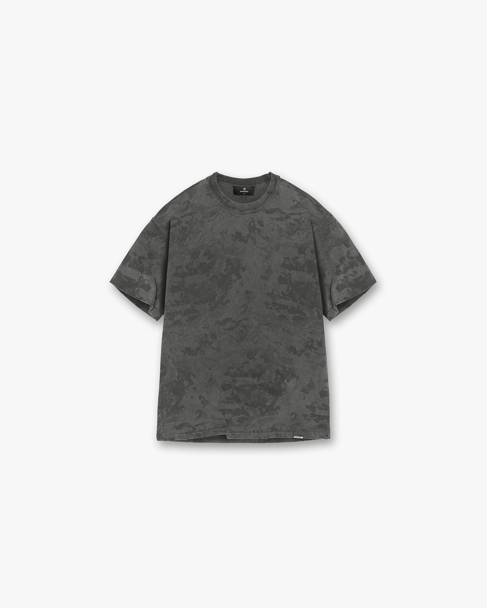T-Shirt épais avec initiale - Camo Fade Out