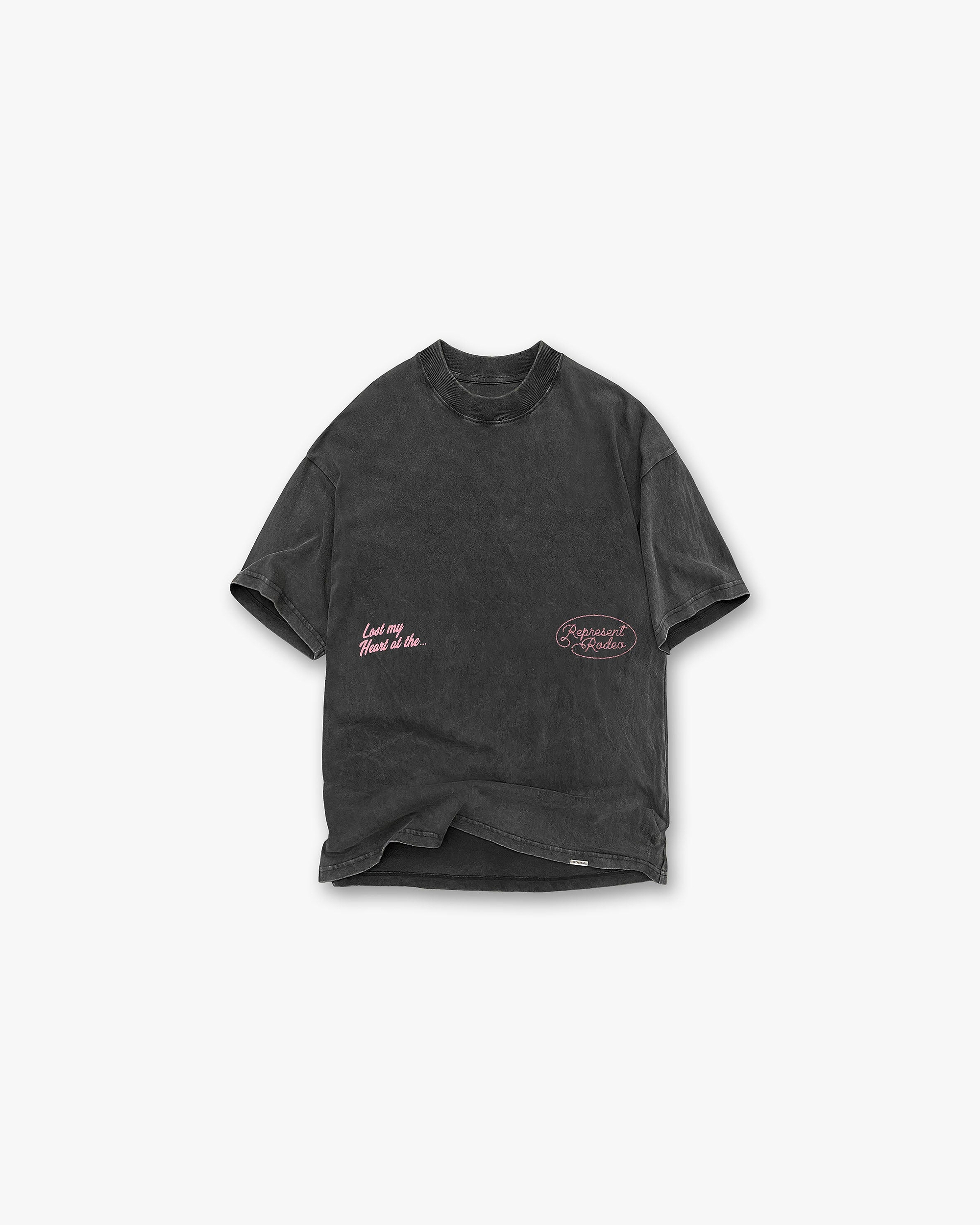 T-Shirt Rodéo Au Point De Chaîne - Gris Vintage