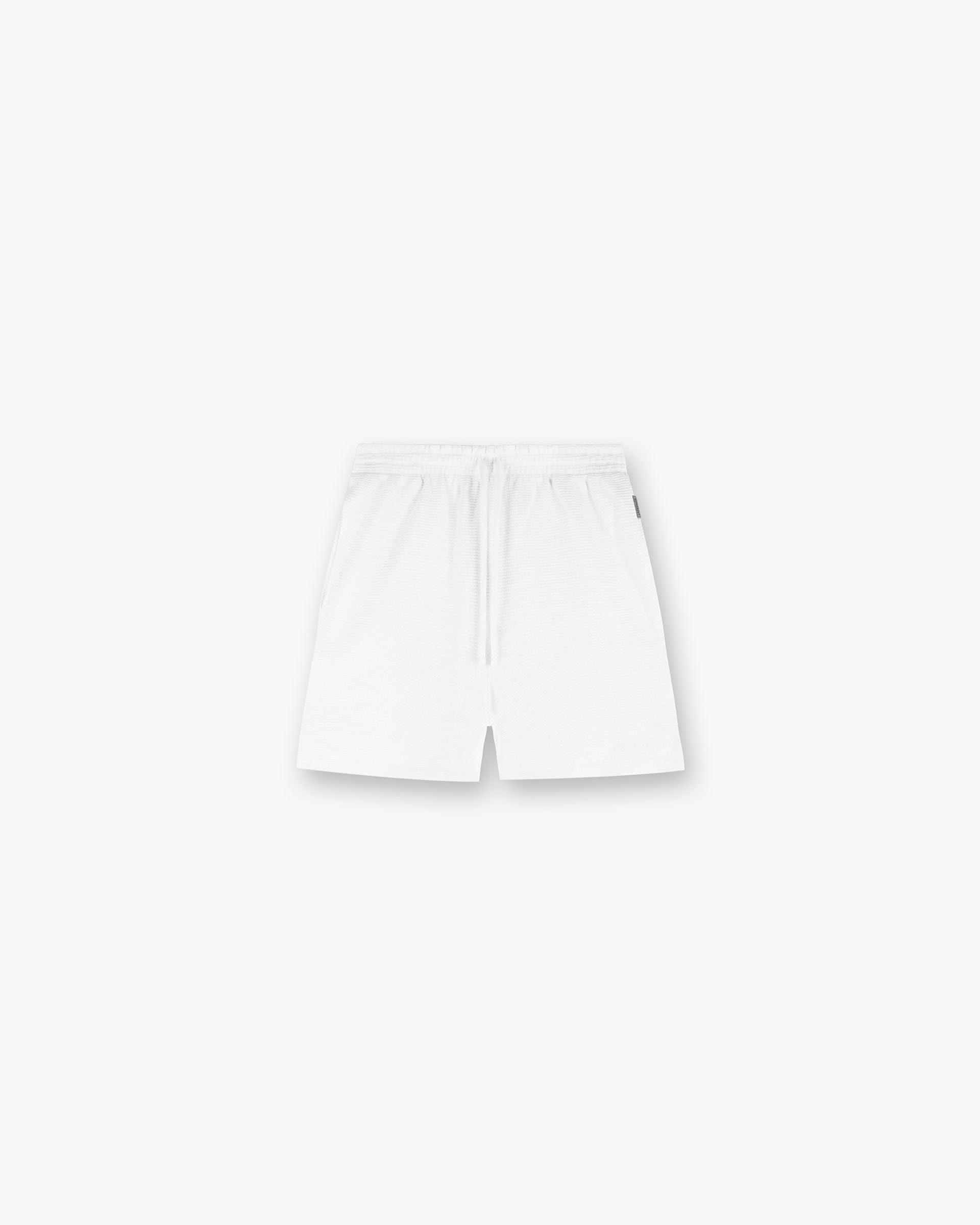 Waffle Shorts - White