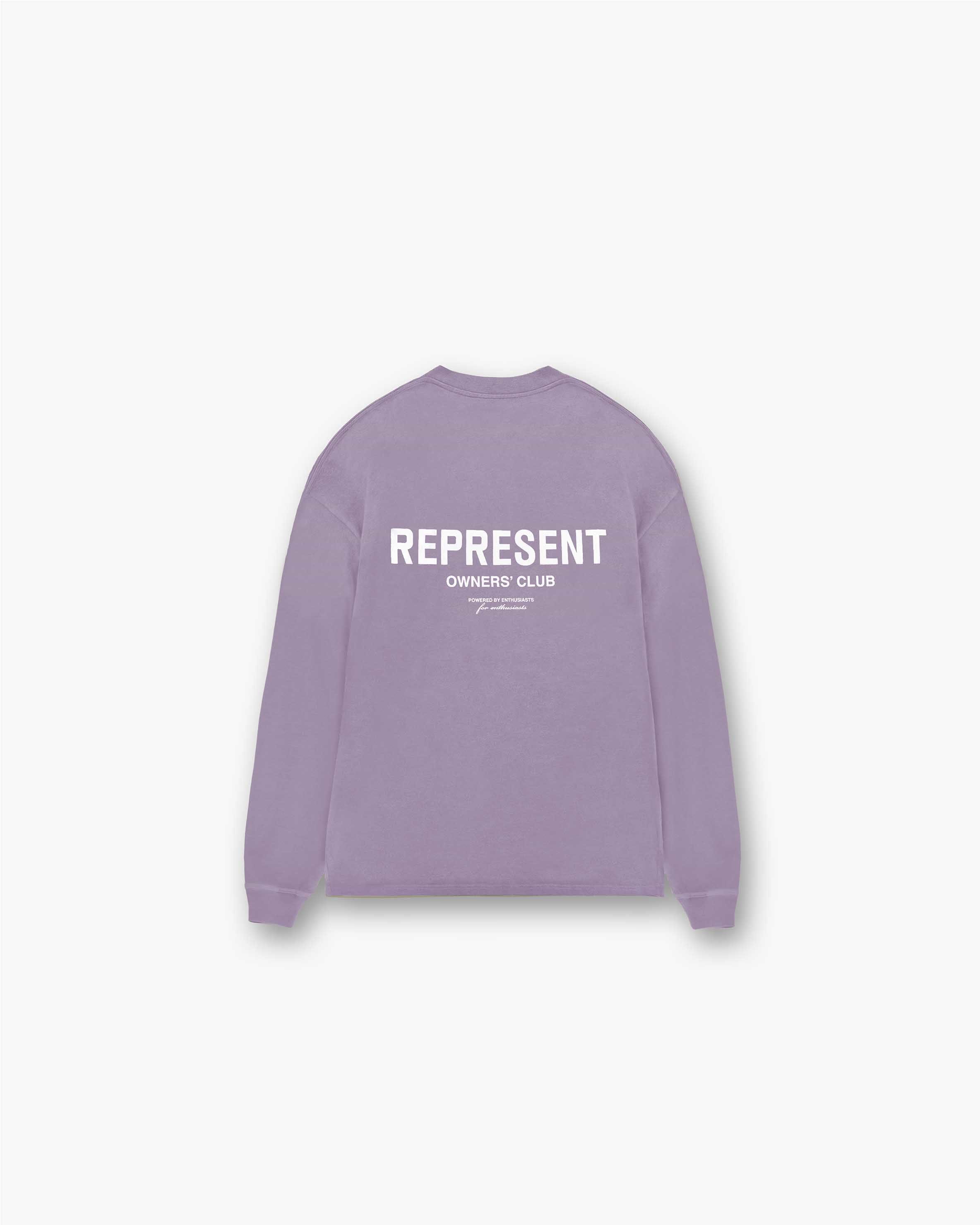 Represent Owners Club Langarm-T-Shirt – Vintage Violett