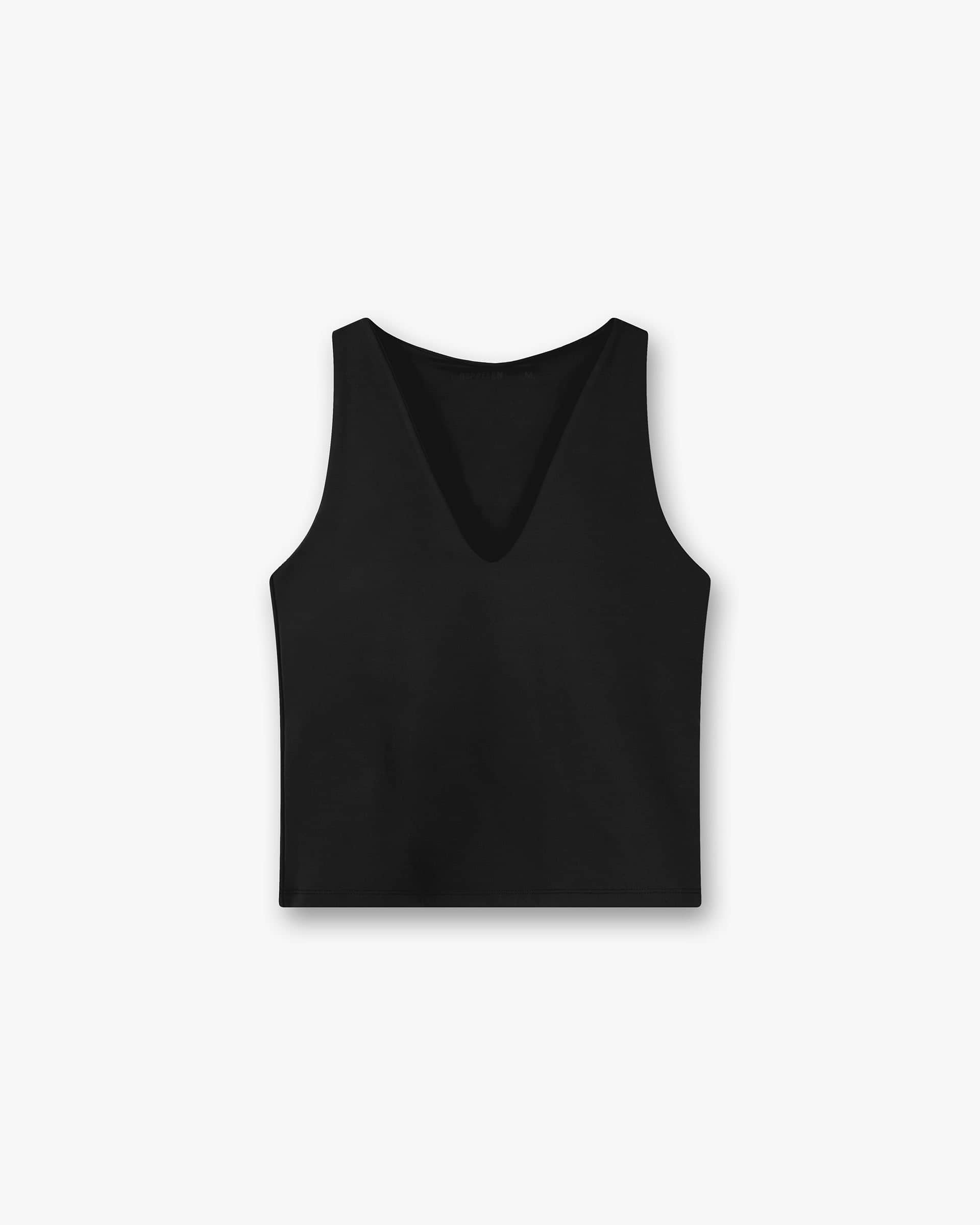 Owners Club V-Ausschnitt Tanktop - Schwarz