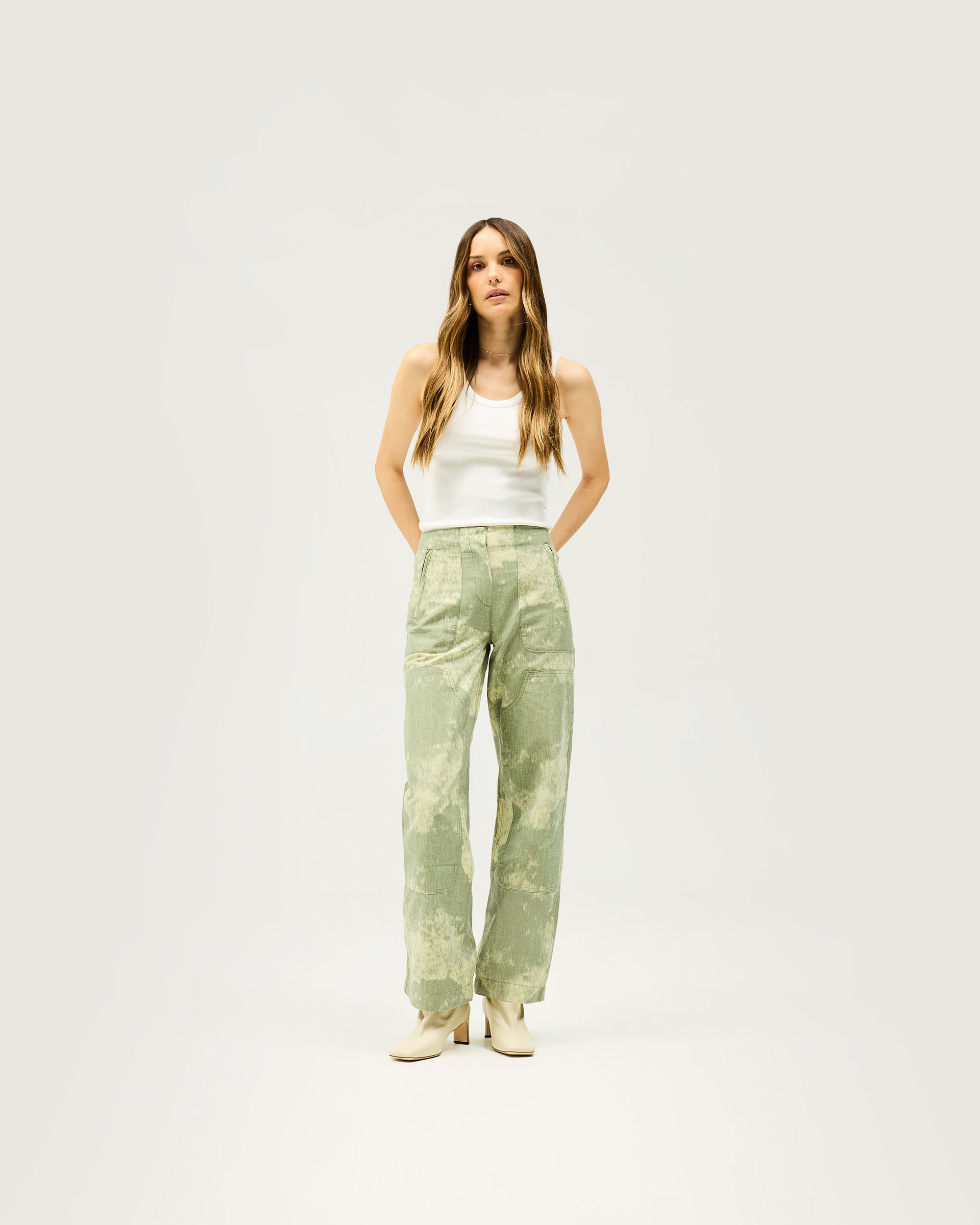 Hideaway Cargo Pant - Light Camo Print